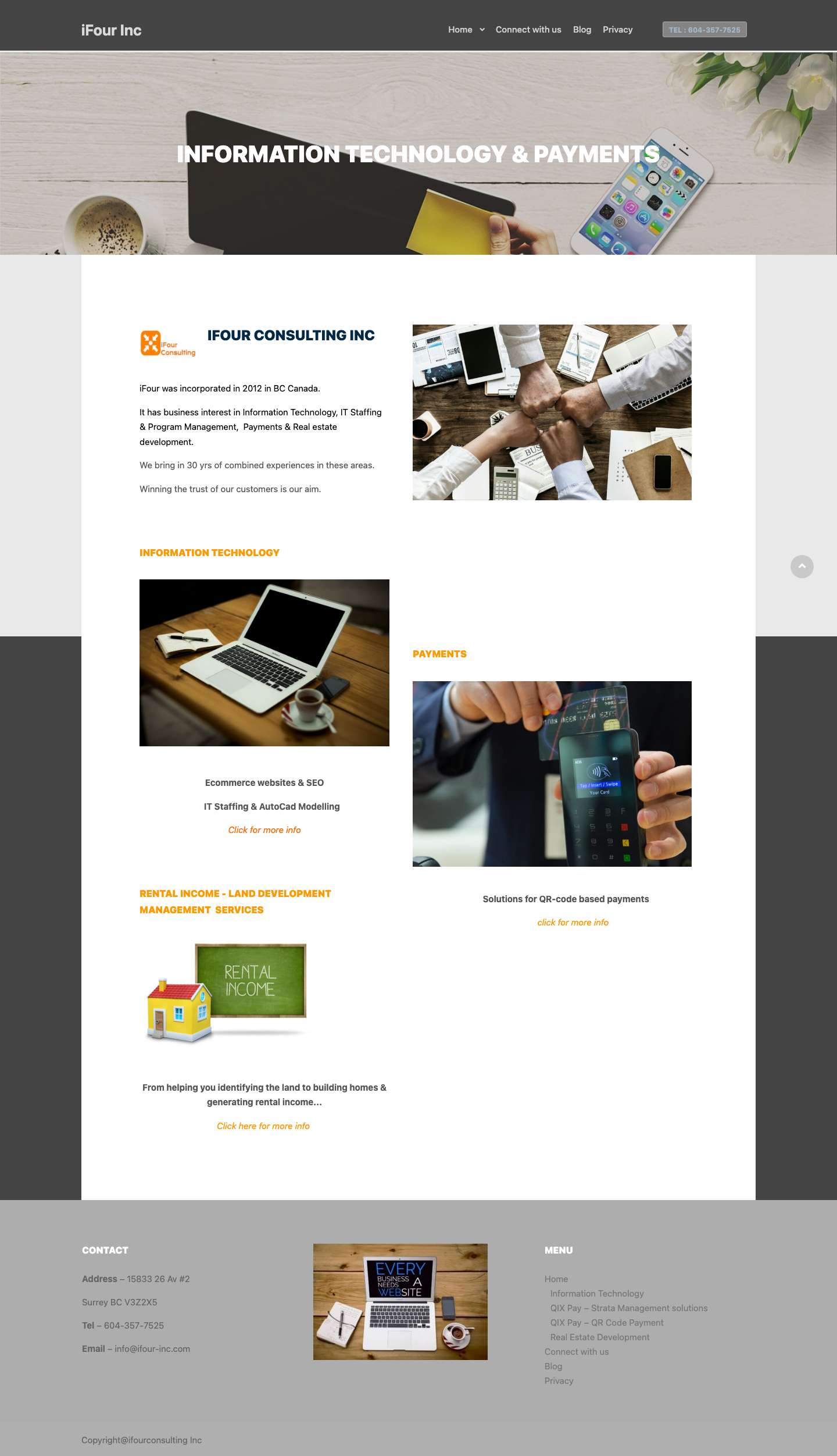 iFour Inc – Grow your business rapidly - Full Screenshot