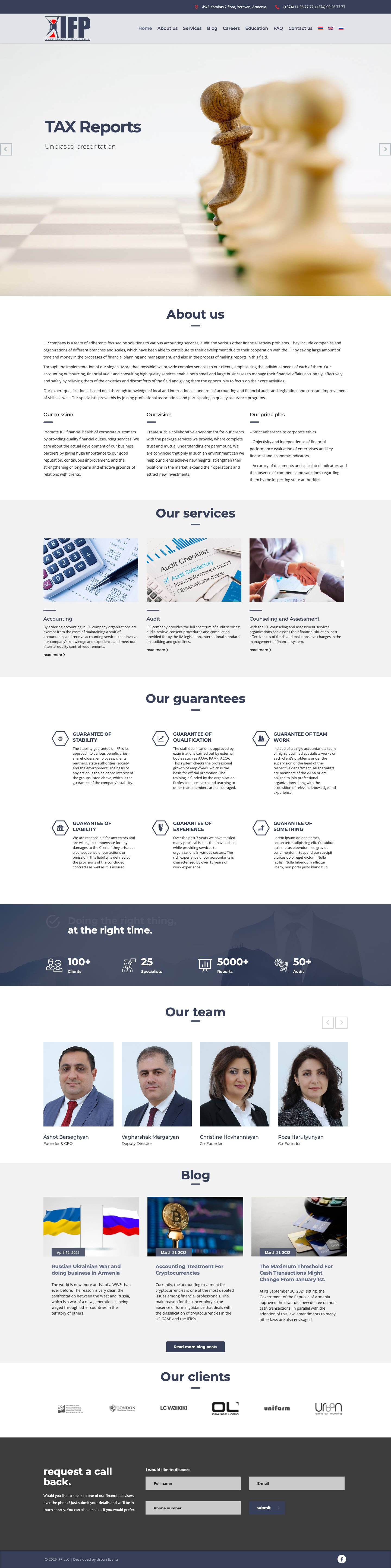 Home - IFP - Full Screenshot