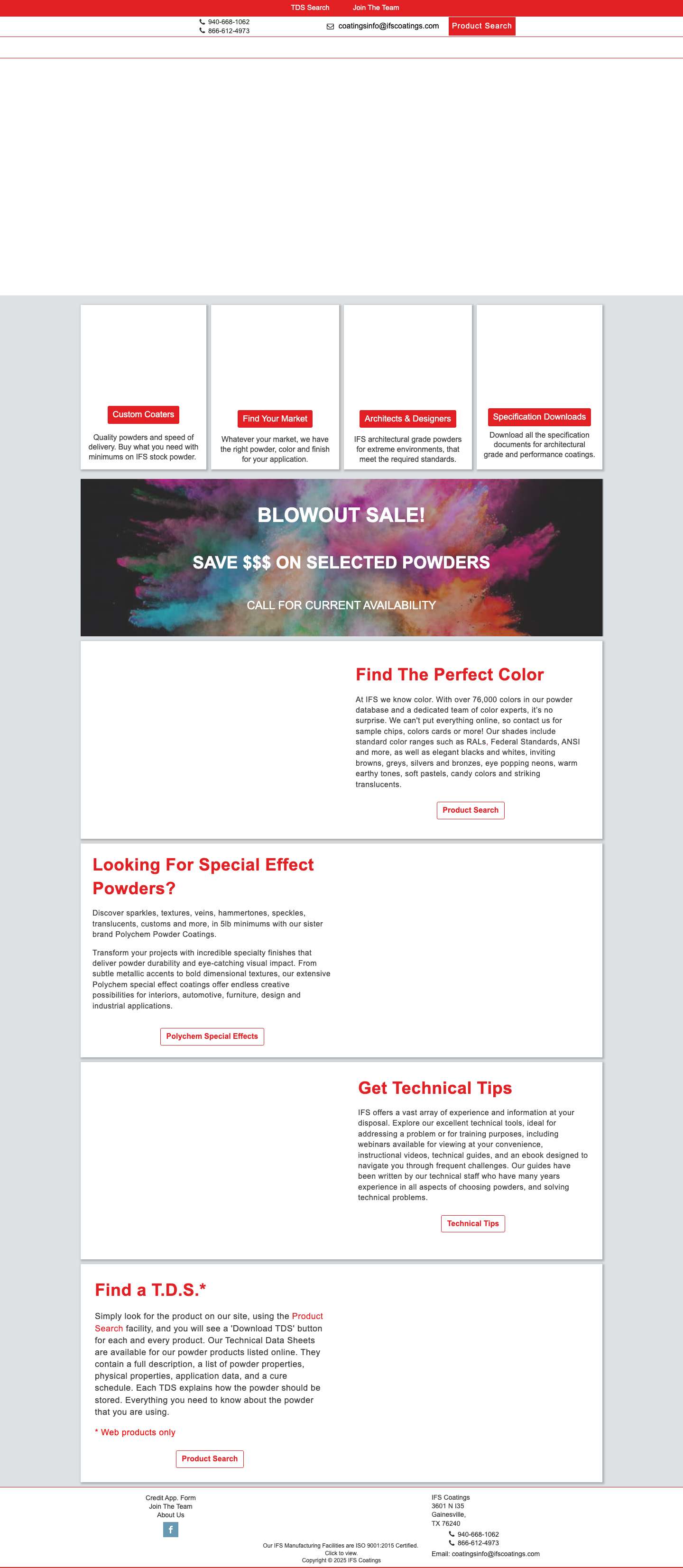 Home - IFS CoatingsVisit our Facebookenvelope-oclosechevron-downphonebarslinkedinfacebookpinterestyoutubersstwitterinstagramfacebook-blankrss-blanklinkedin-blankpinterestyoutubetwitterinstagram - Full Screenshot