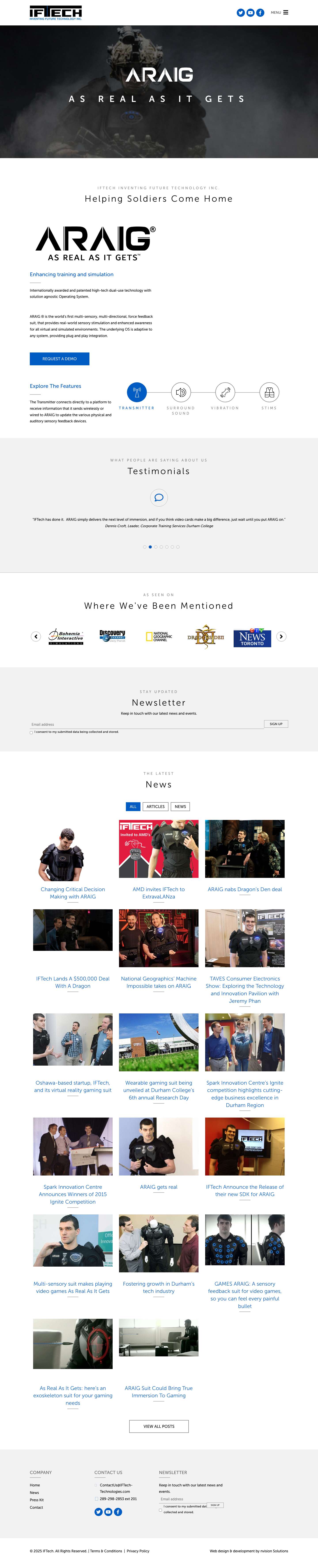 Home Page | IFTechtransmitter iconsurround soundvibrationstimstransmitter iconsurround soundvibrationstims - Full Screenshot