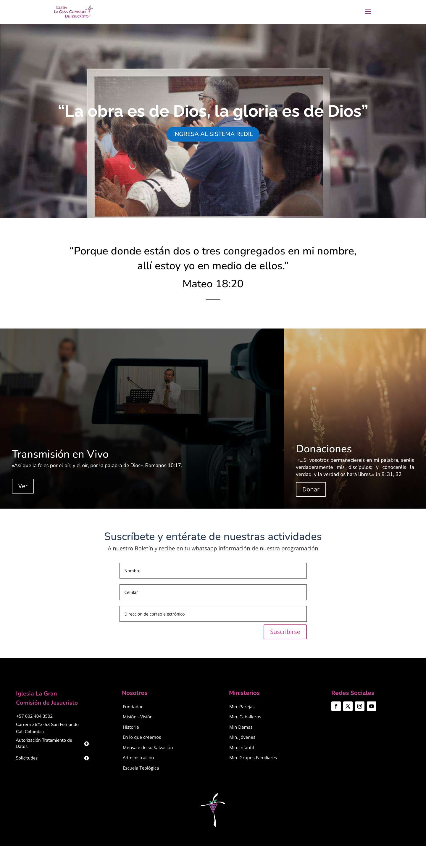 La gran comision de jesucristo | - Full Screenshot