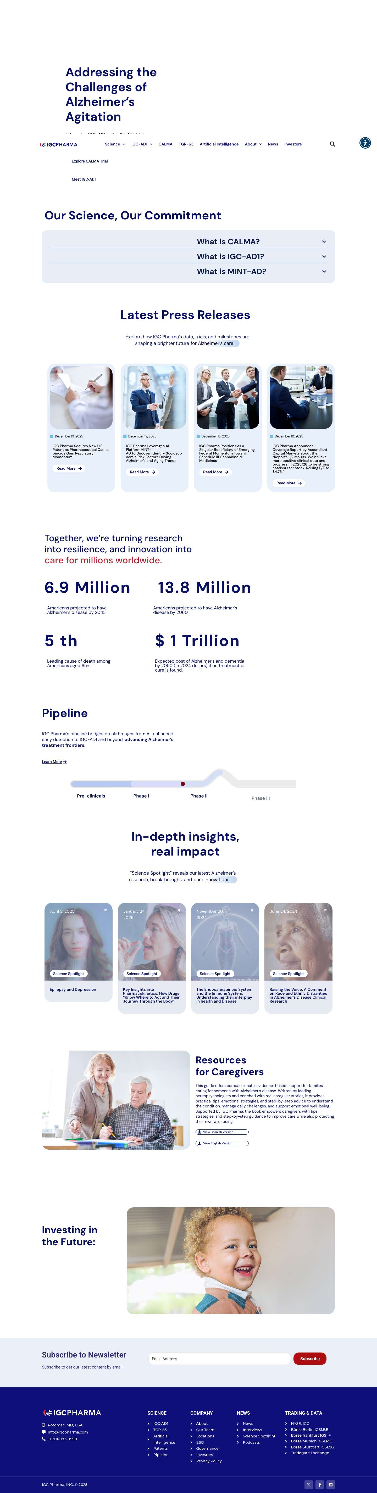 IGC Pharma - IGCPharma - Full Screenshot