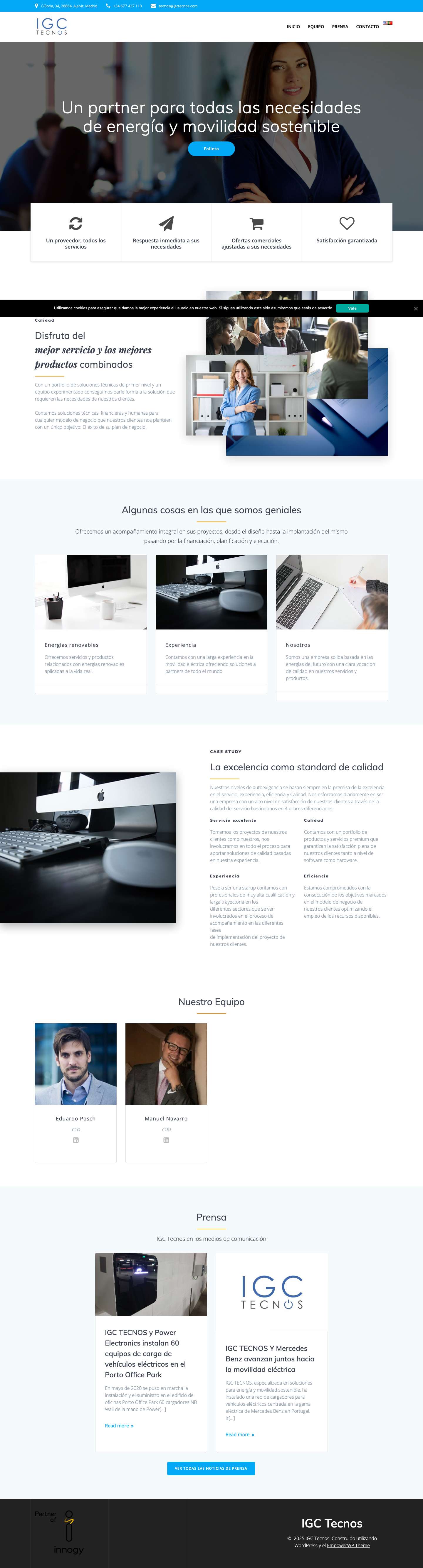 IGC Tecnos – IGC Tecnos - Full Screenshot