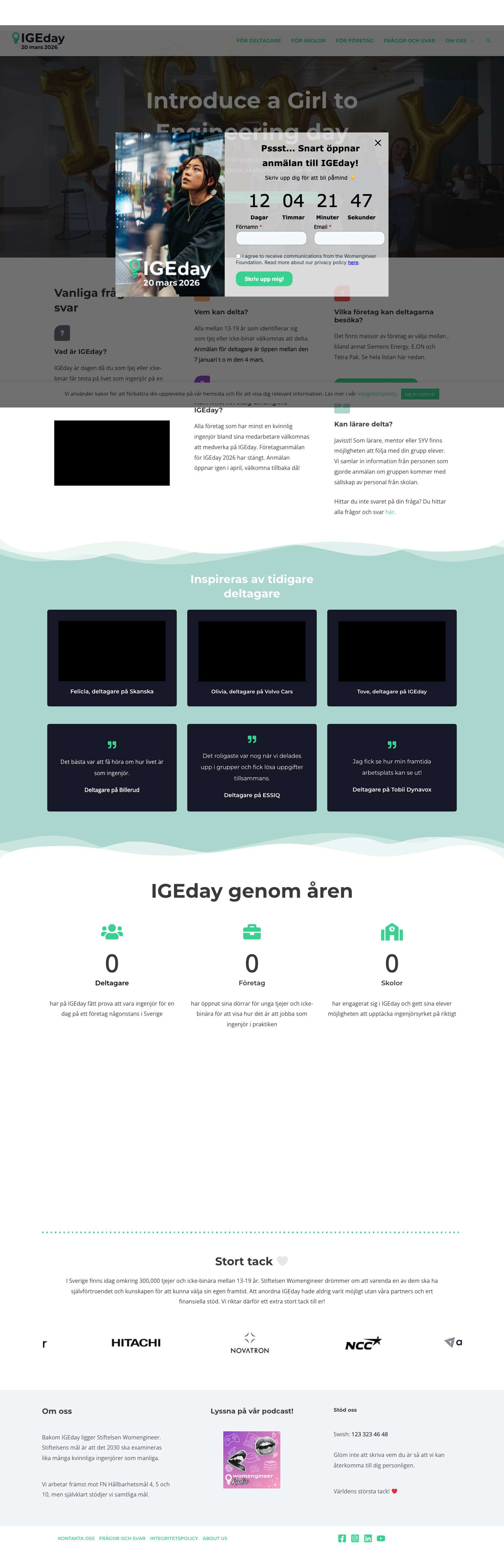 IGEday – Introduce a Girl to Engineering day - Full Screenshot