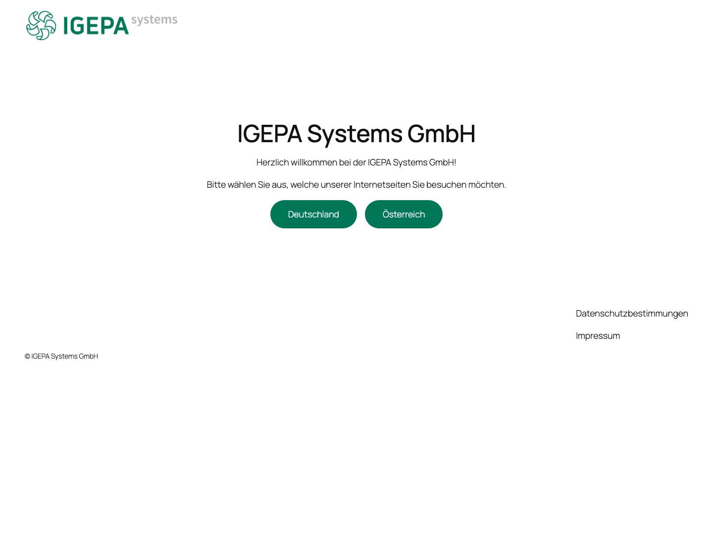 IGEPA Systems GmbH - - Full Screenshot