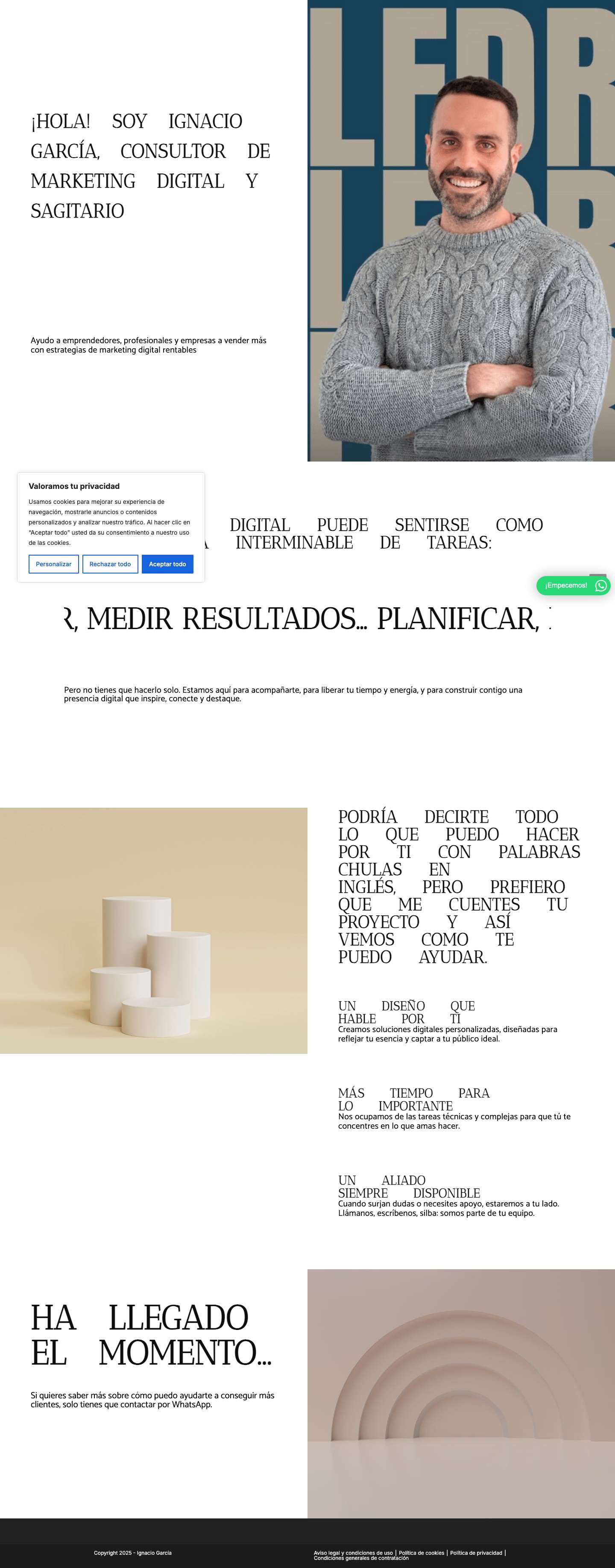 Consultor marketing digital - Ignacio García - Full Screenshot