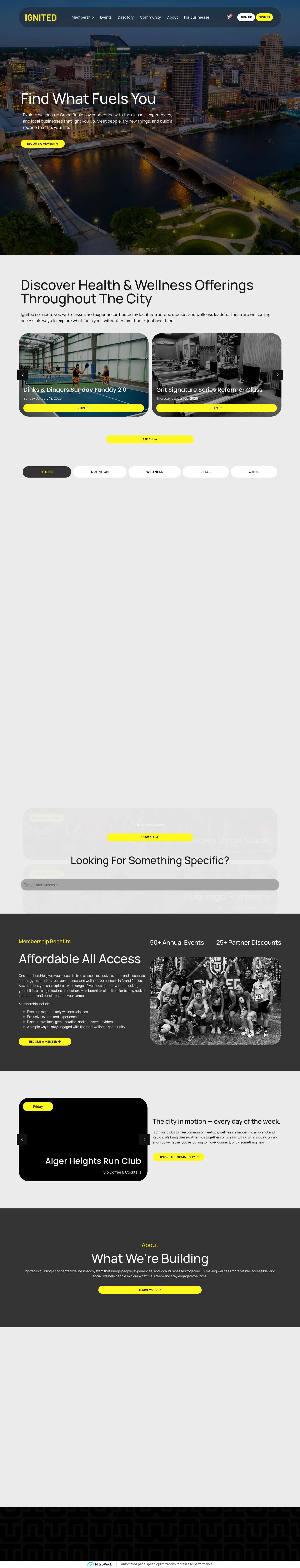 Homepage - Ignited GR - Full Screenshot