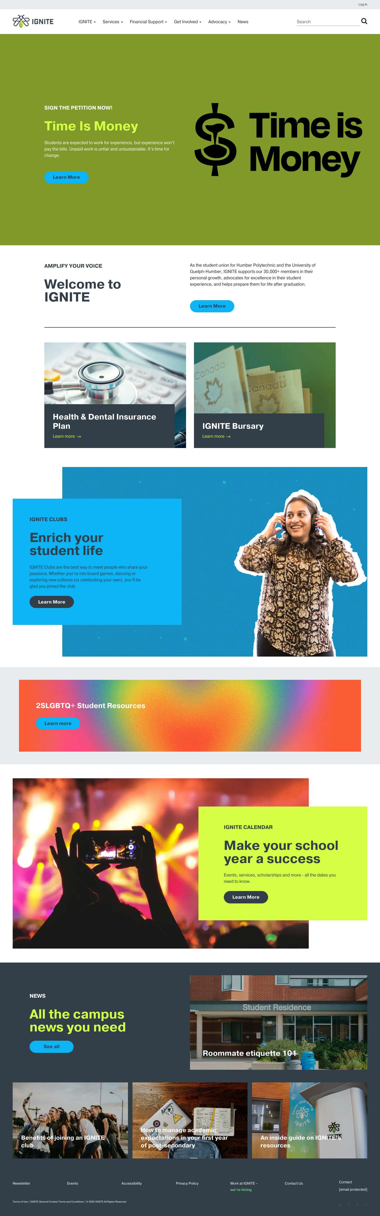 Home | IGNITE - Full Screenshot