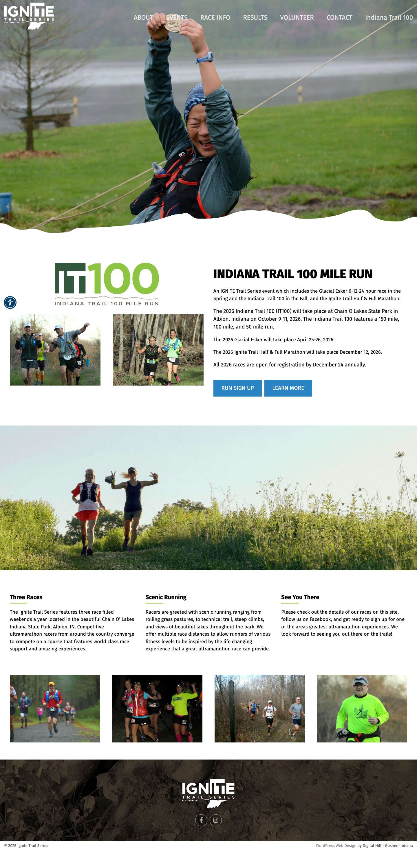 Home - Ignite Trail Series - Full Screenshot