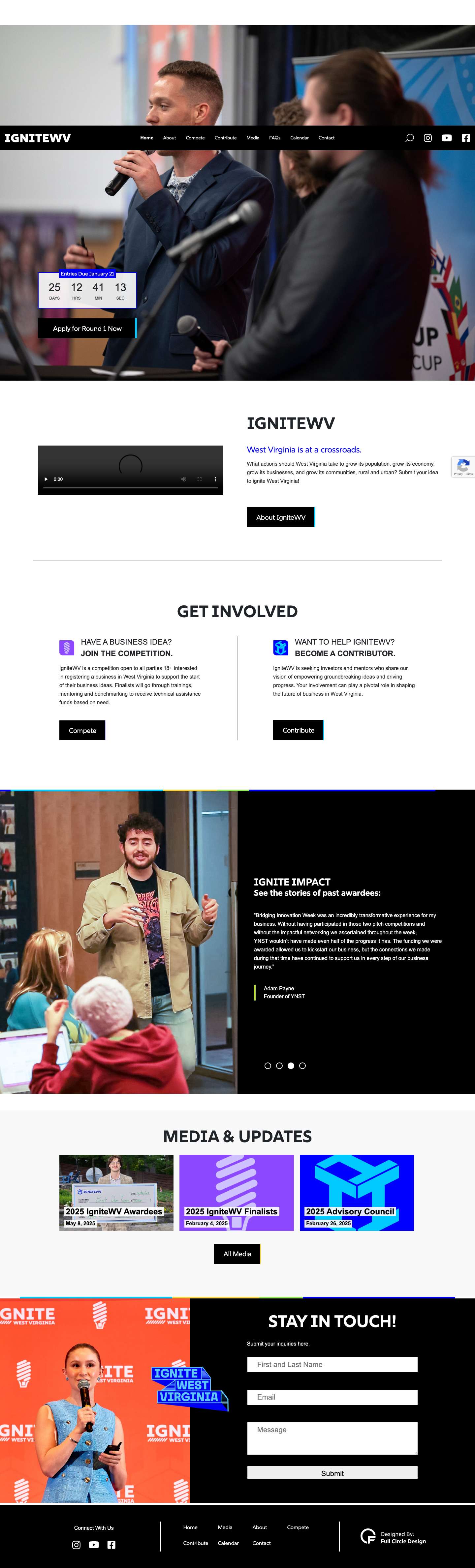 Fuel your business idea at any stage. Earn funding to start or grow your business in the Mountain State. - Full Screenshot