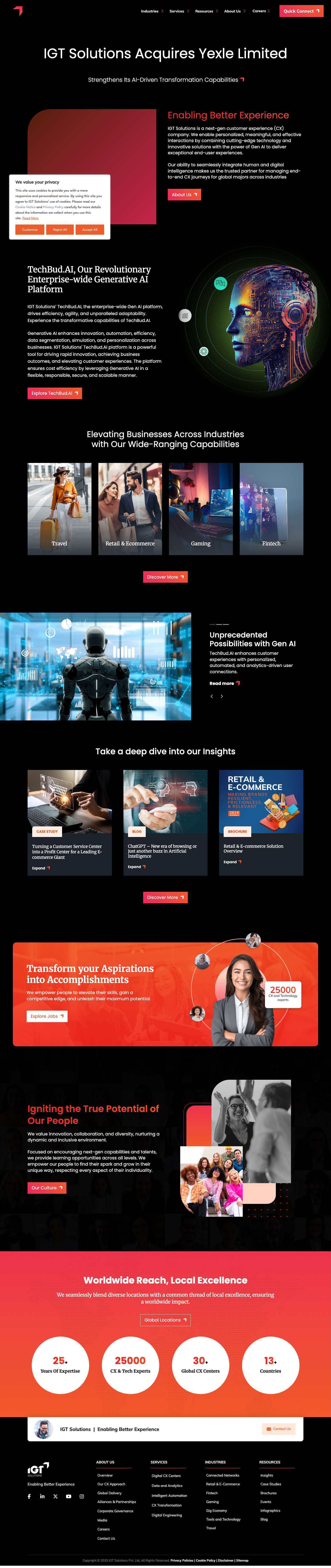 Digital Transformation Services | Customer Experience Consulting CompanyInteractive Game AdvertisementParallax Effect - Full Screenshot