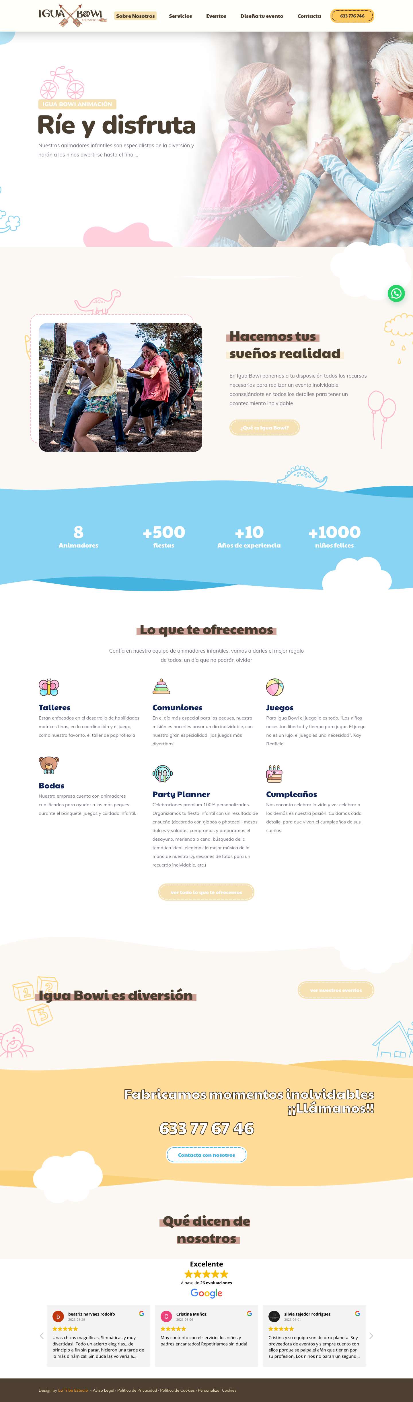 Igua Bowi Animación – Jugar no es un lujo es una necesidad - Full Screenshot