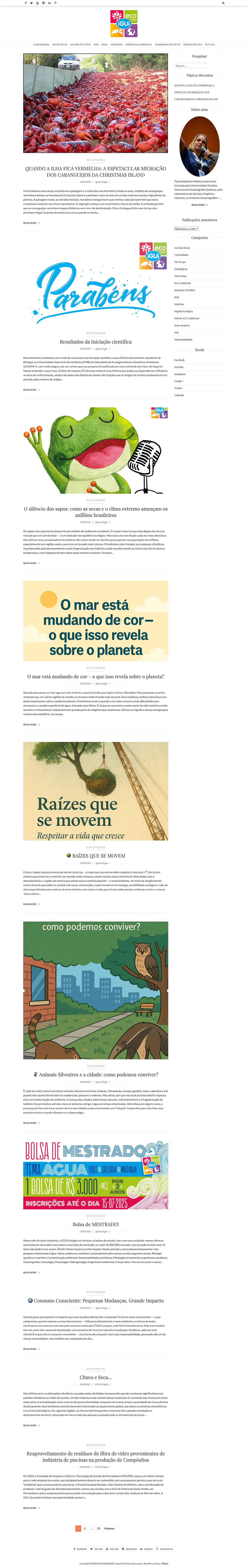 iGUi Ecologia - É Fácil ser Feliz - Full Screenshot