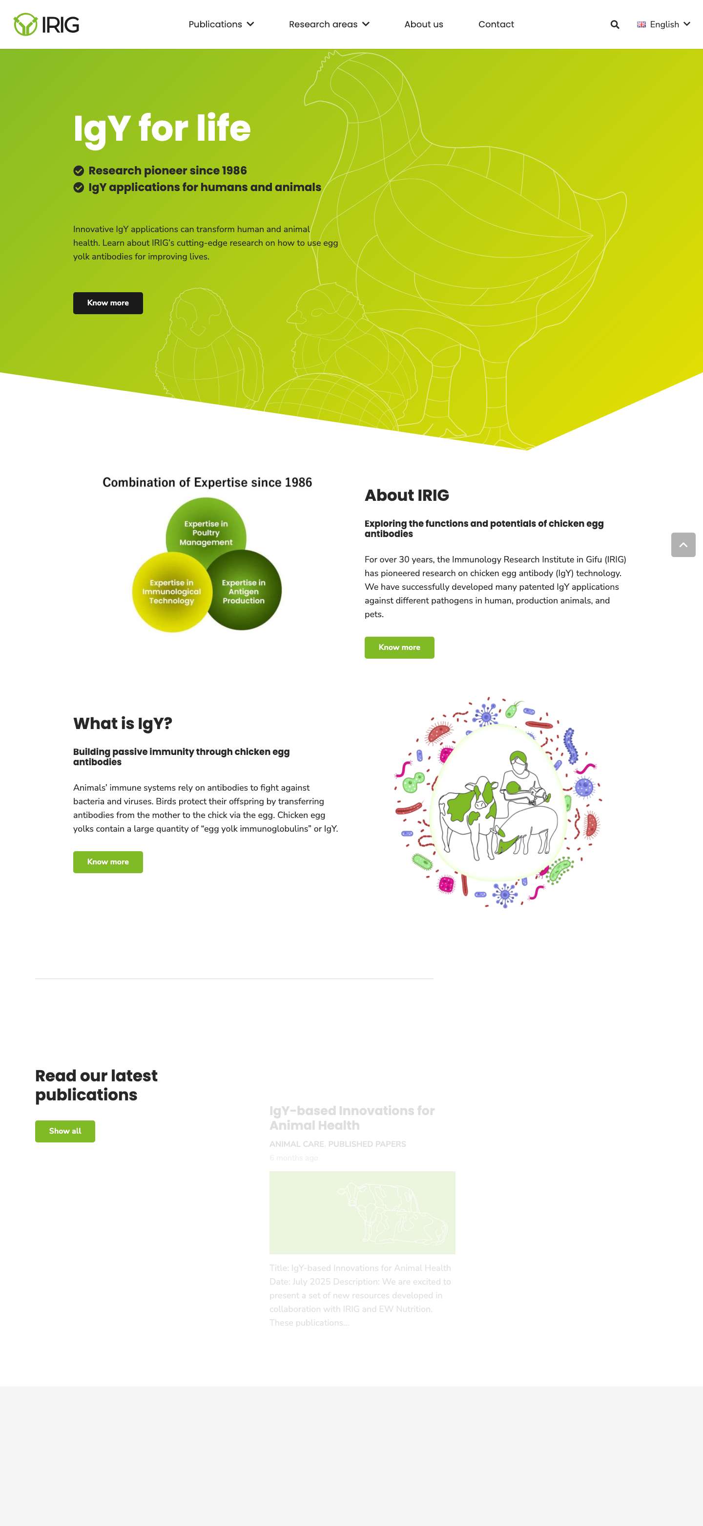 IRIG: Immunology Research Institute, Gifu – Japan - Full Screenshot