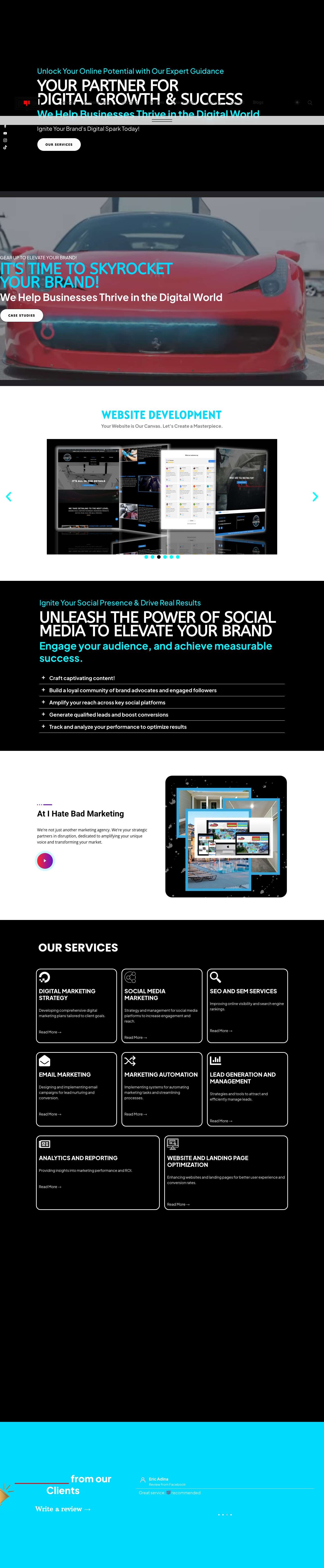 Elevate Your Business Today - I Hate Bad Marketing!Close modal window - Full Screenshot