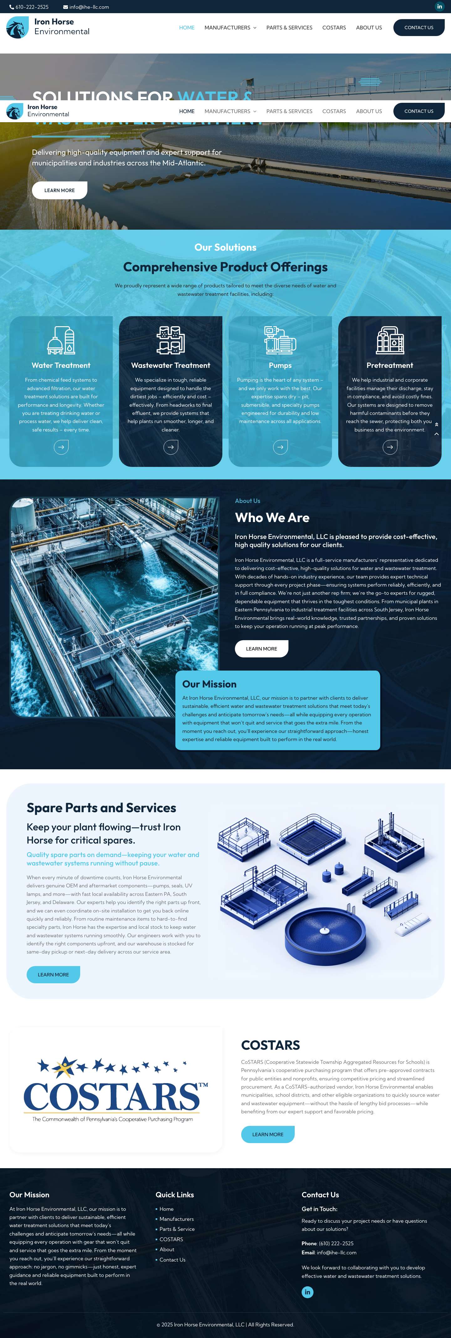 Home | Iron Horse Environmental, LLC - Full Screenshot