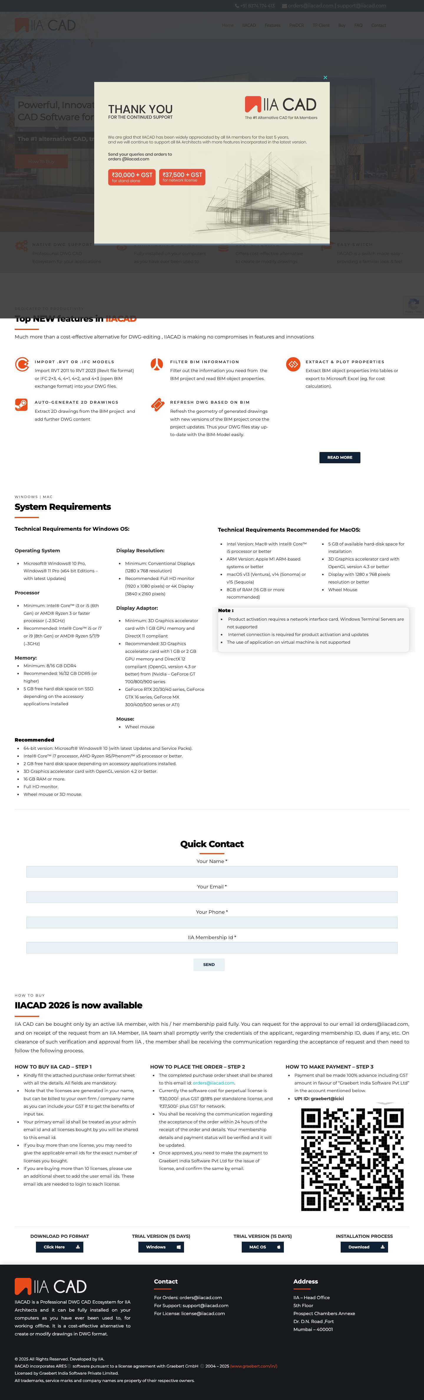 IIACAD – The #1 alternative CAD for Architects - Full Screenshot