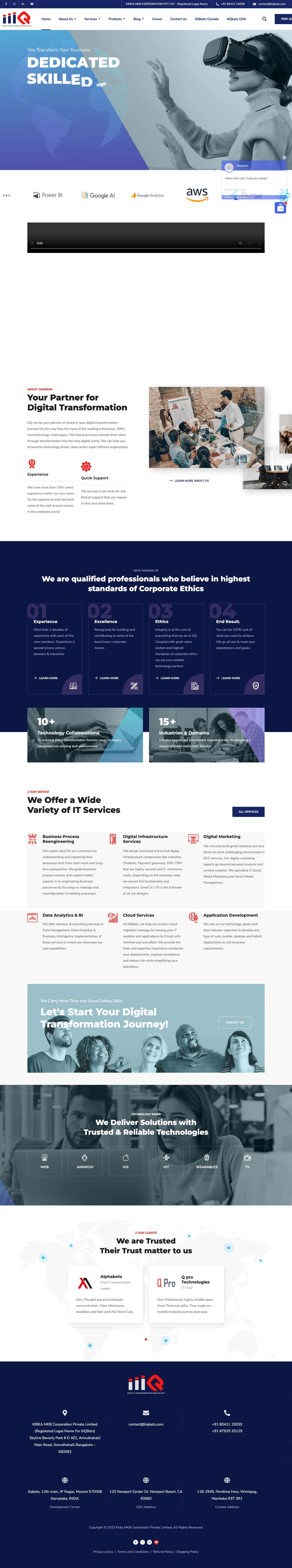 Home - iiiqbets - Full Screenshot