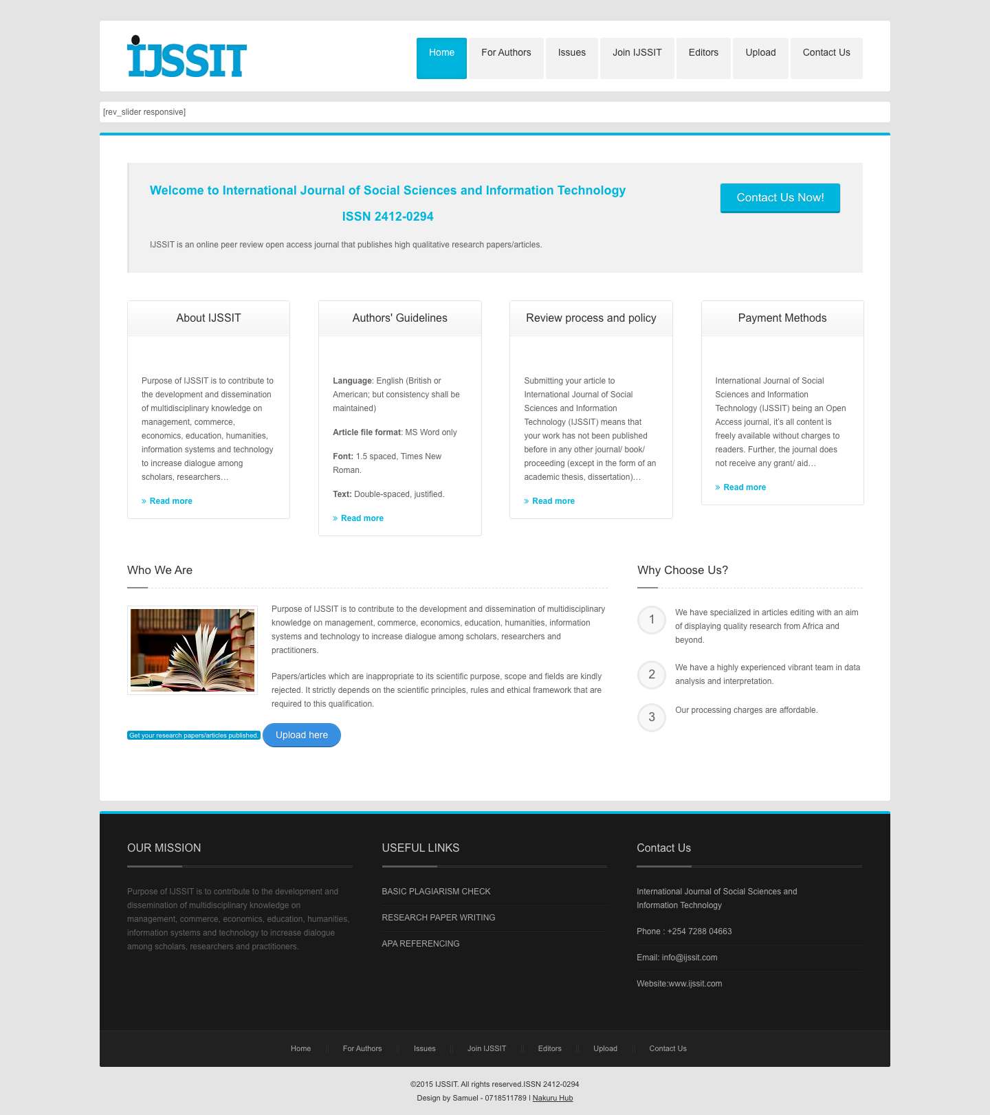 IJSSIT - Full Screenshot