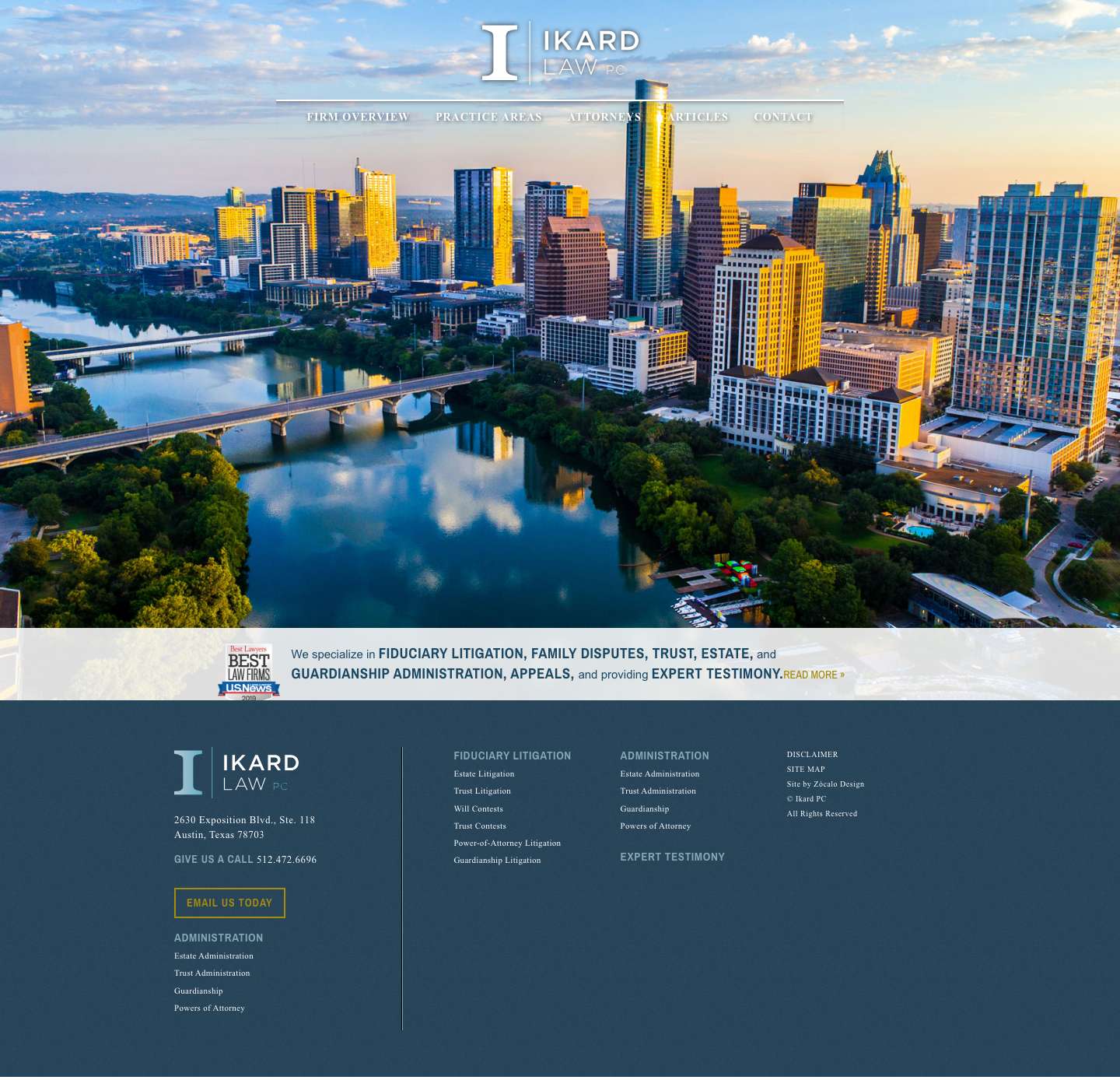 Ikard Law - Full Screenshot