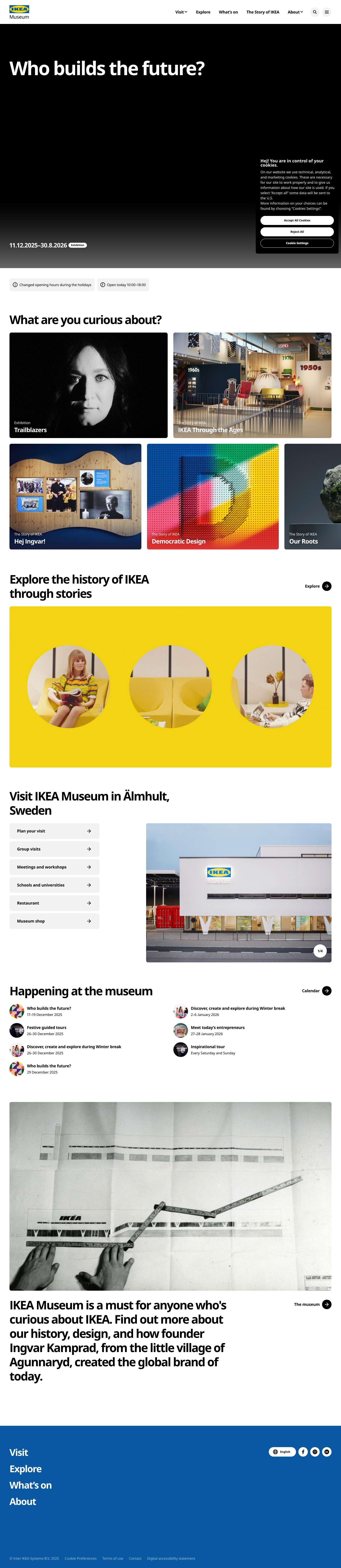 Explore IKEA Museum and get new perspectives - IKEA Museum - Full Screenshot