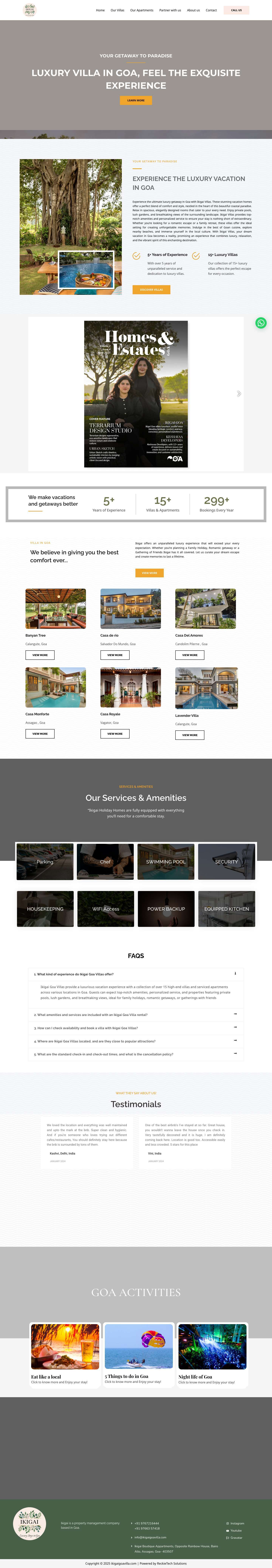 Discover Villa in Goa's Best-Kept Secret: Stunning Villa Await - Full Screenshot