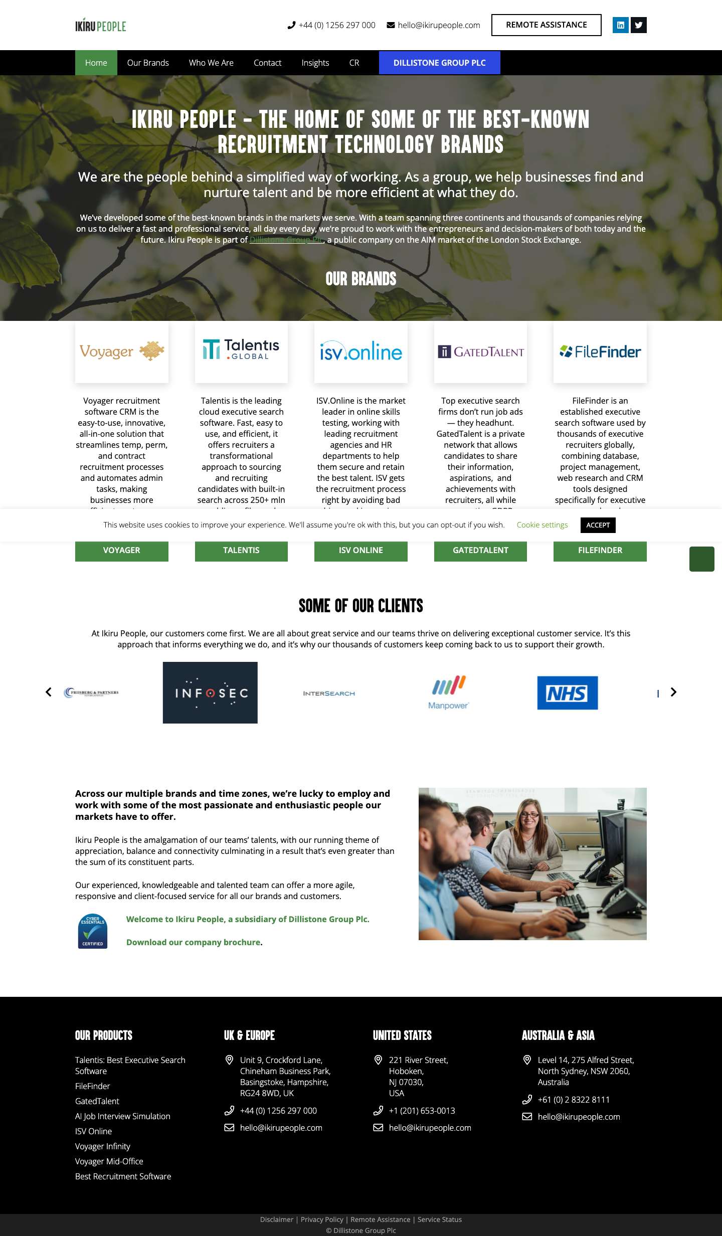 Executive Search and Recruitment Software | Ikiru People - Full Screenshot