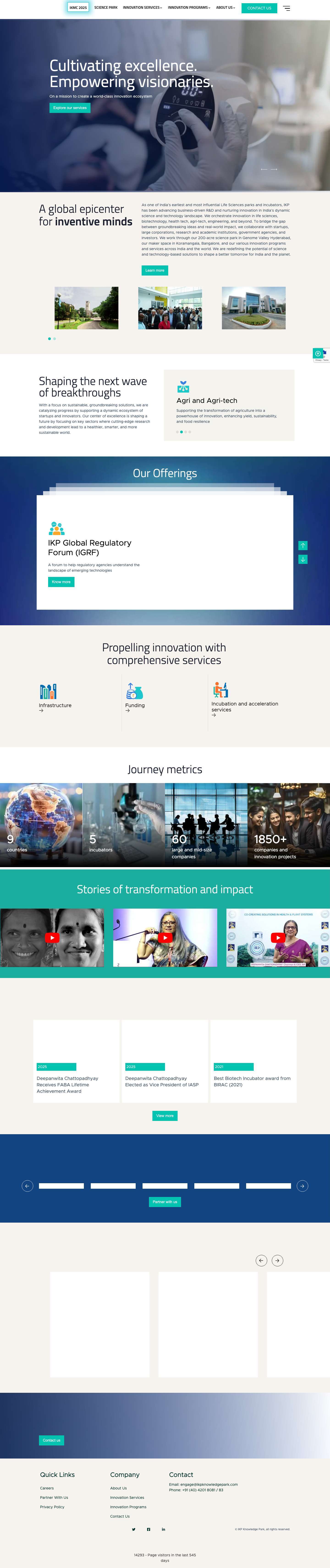 IKP Knowledge Park - Full Screenshot