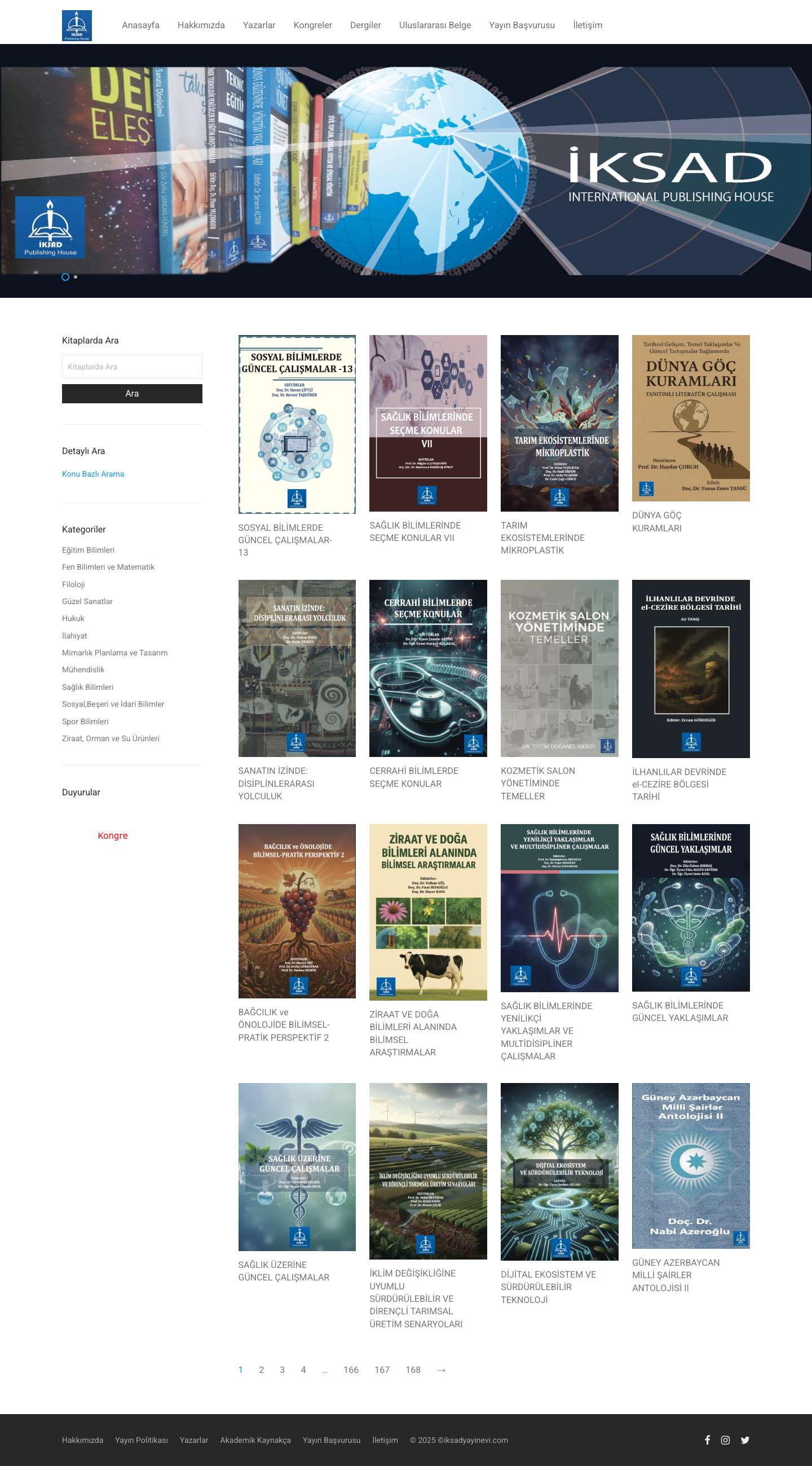 iksad yayınevi – International publishing house - Full Screenshot