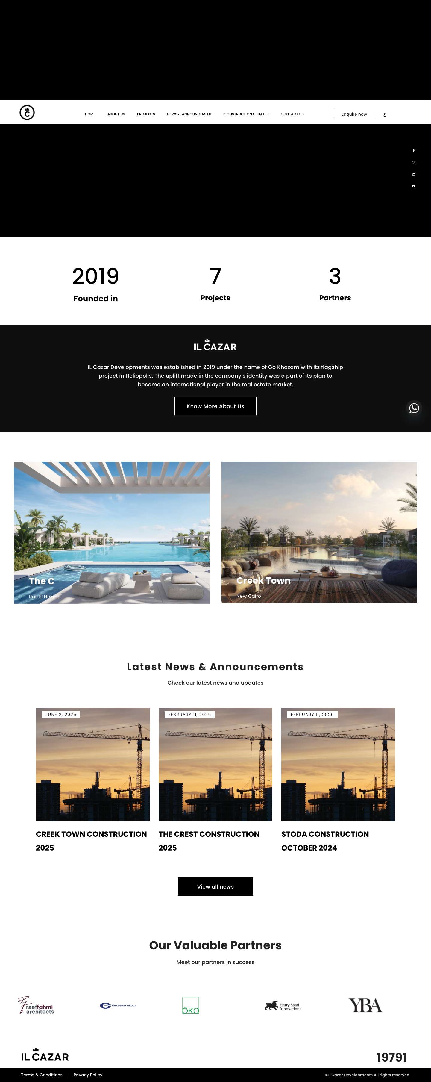 ILCAZAR | Real Estate - Full Screenshot