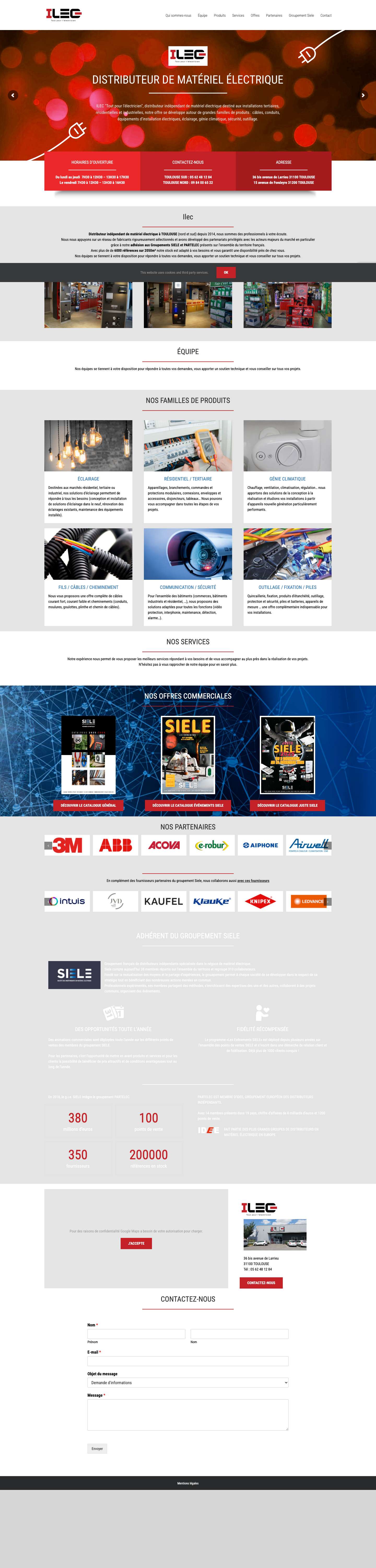Accueil - Ilec 31 - Full Screenshot
