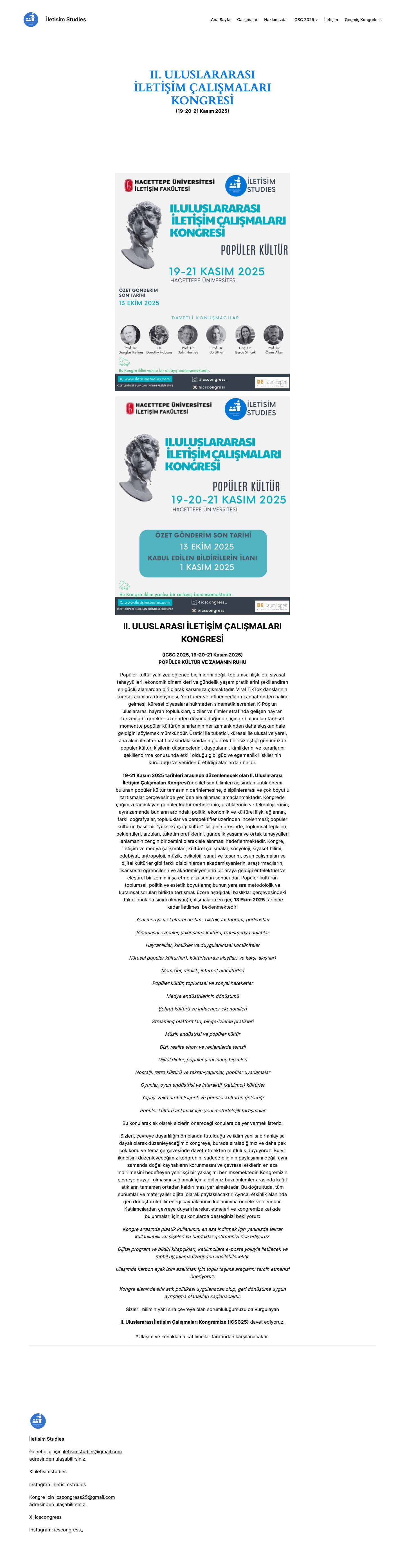 İletisim Studies - Full Screenshot