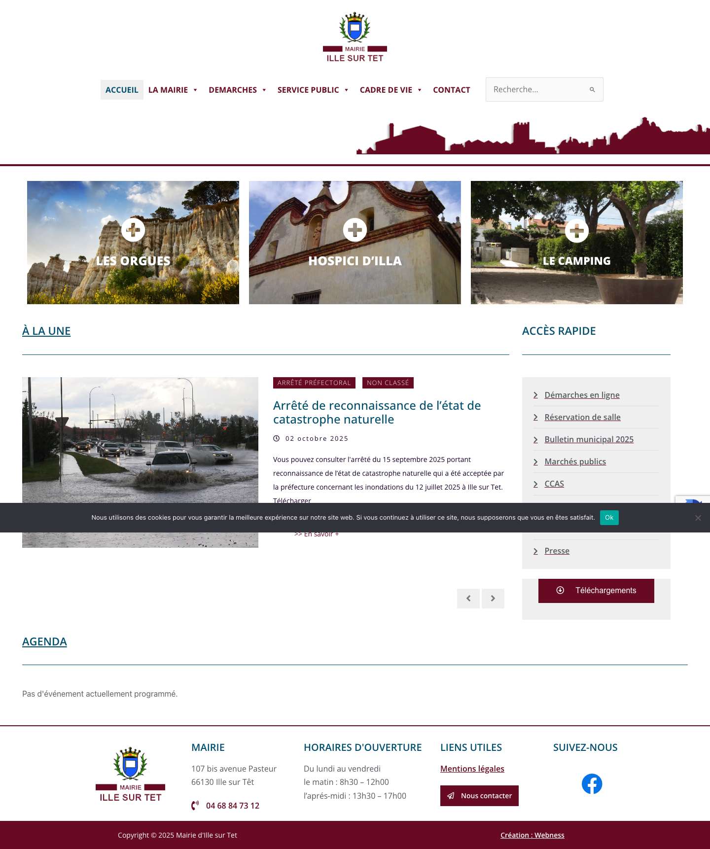 Mairie d'Ille sur Tet - Full Screenshot