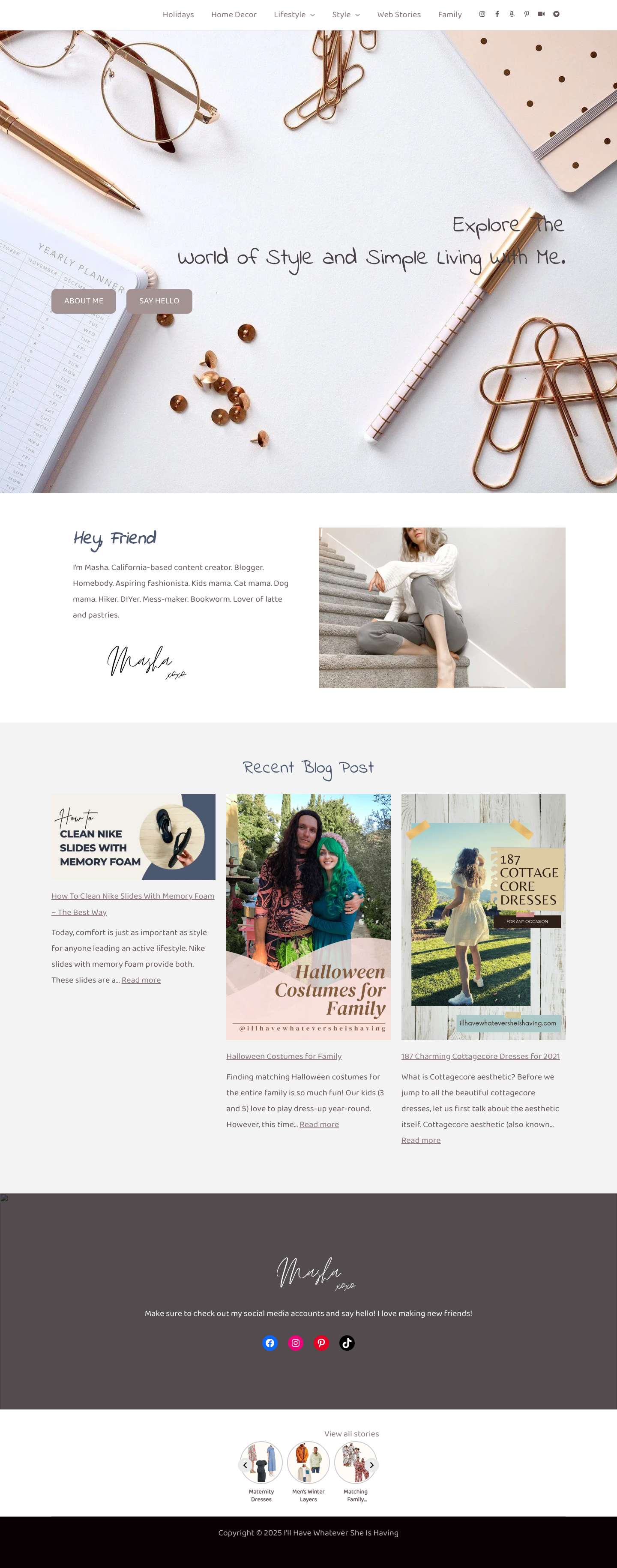 Home - I'll Have Whatever She Is Having - Full Screenshot