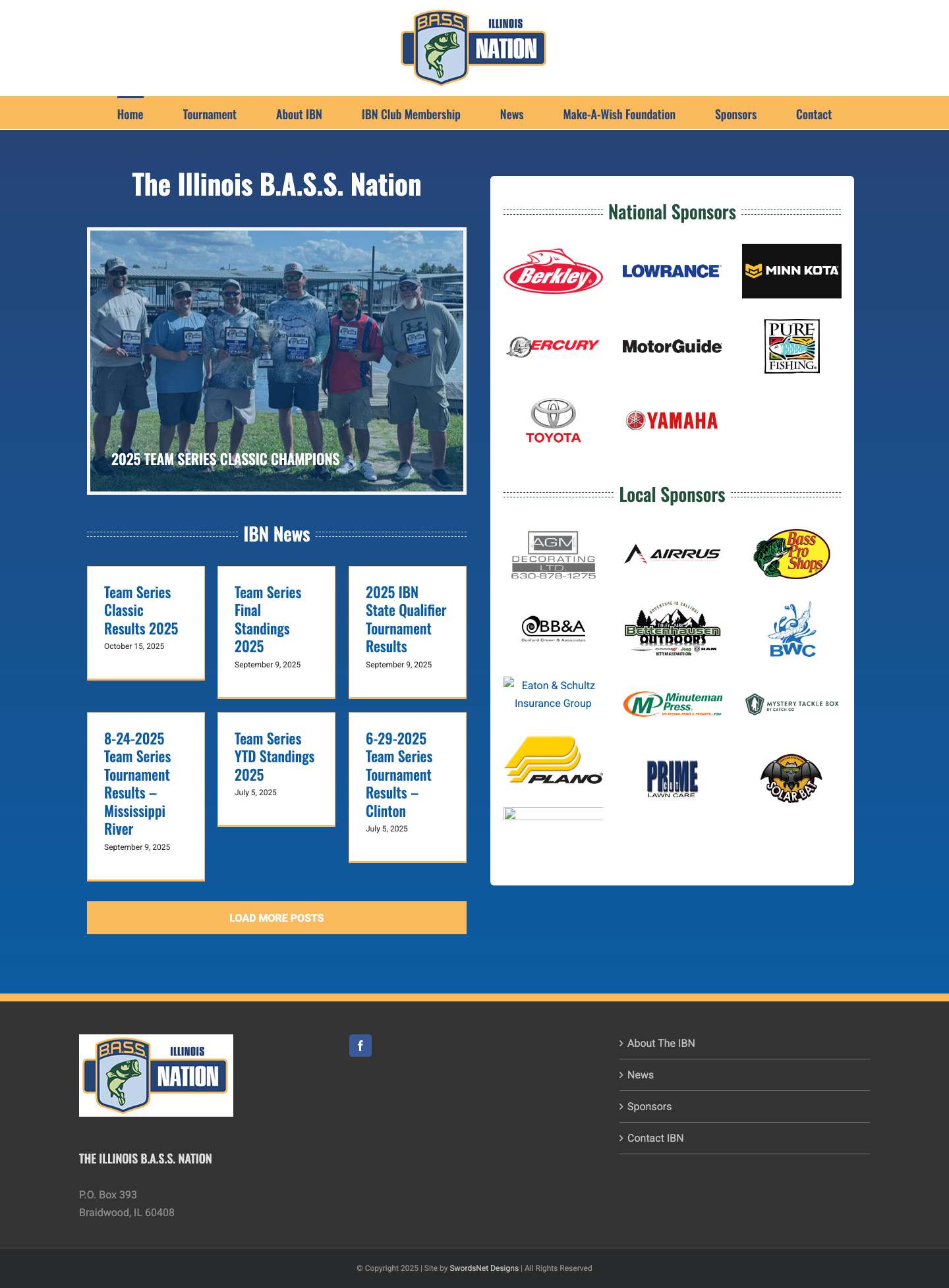 Illinois Bass Tournaments - The Illinois B.A.S.S. Nation - Full Screenshot