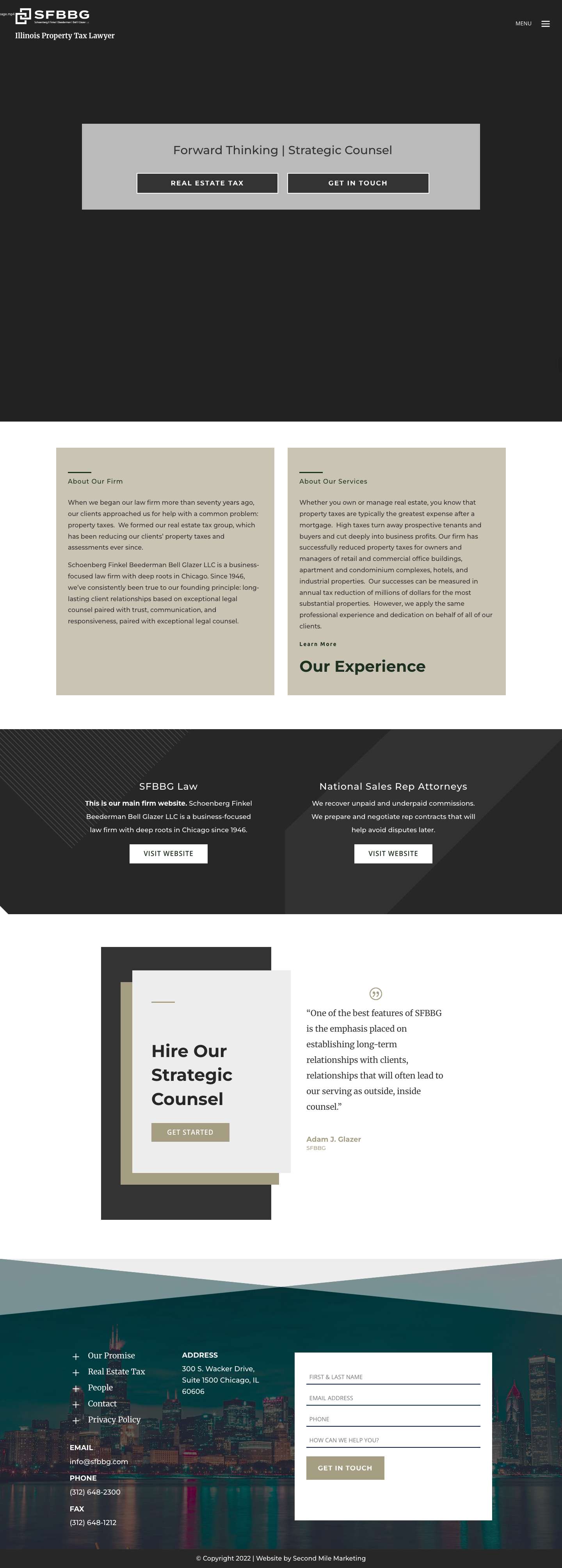 SFBBG | Forward Thinking Strategic Counsel - Full Screenshot