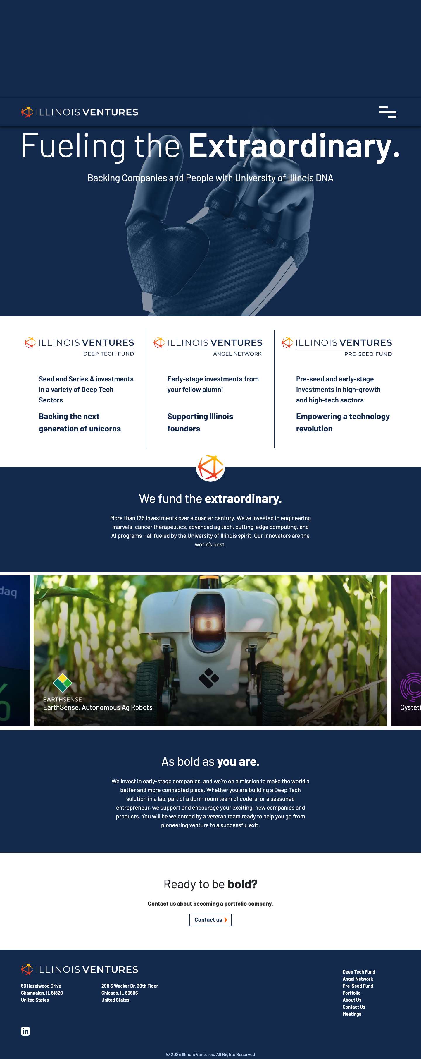 Homepage - Illinois Ventures - Full Screenshot