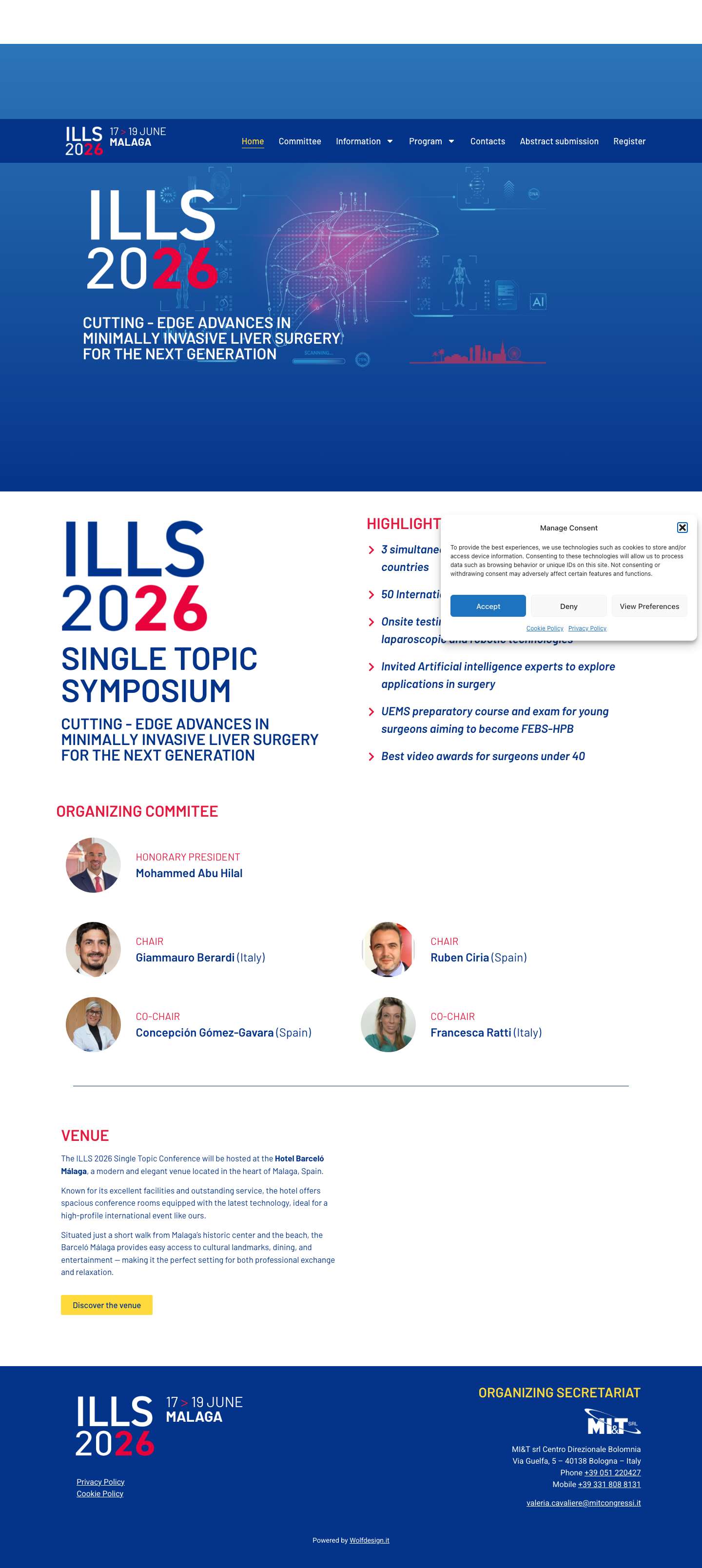 ILLS 2026 – ILLS SINGLE TOPIC Symposium CUTTING – EDGE ADVANCES IN MINIMALLY INVASIVE LIVER SURGERY FOR THE NEXT GENERATION - Full Screenshot