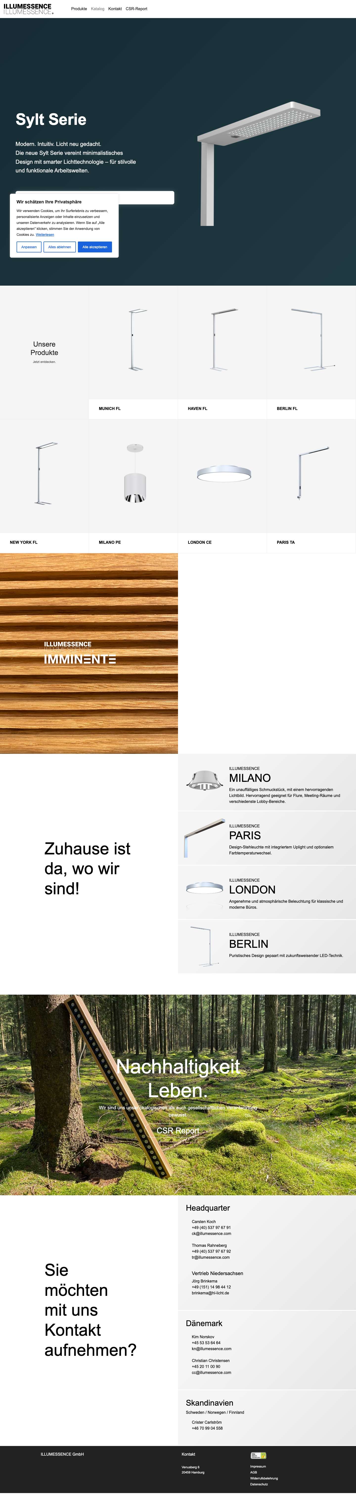 Illumessence GmbH - Full Screenshot