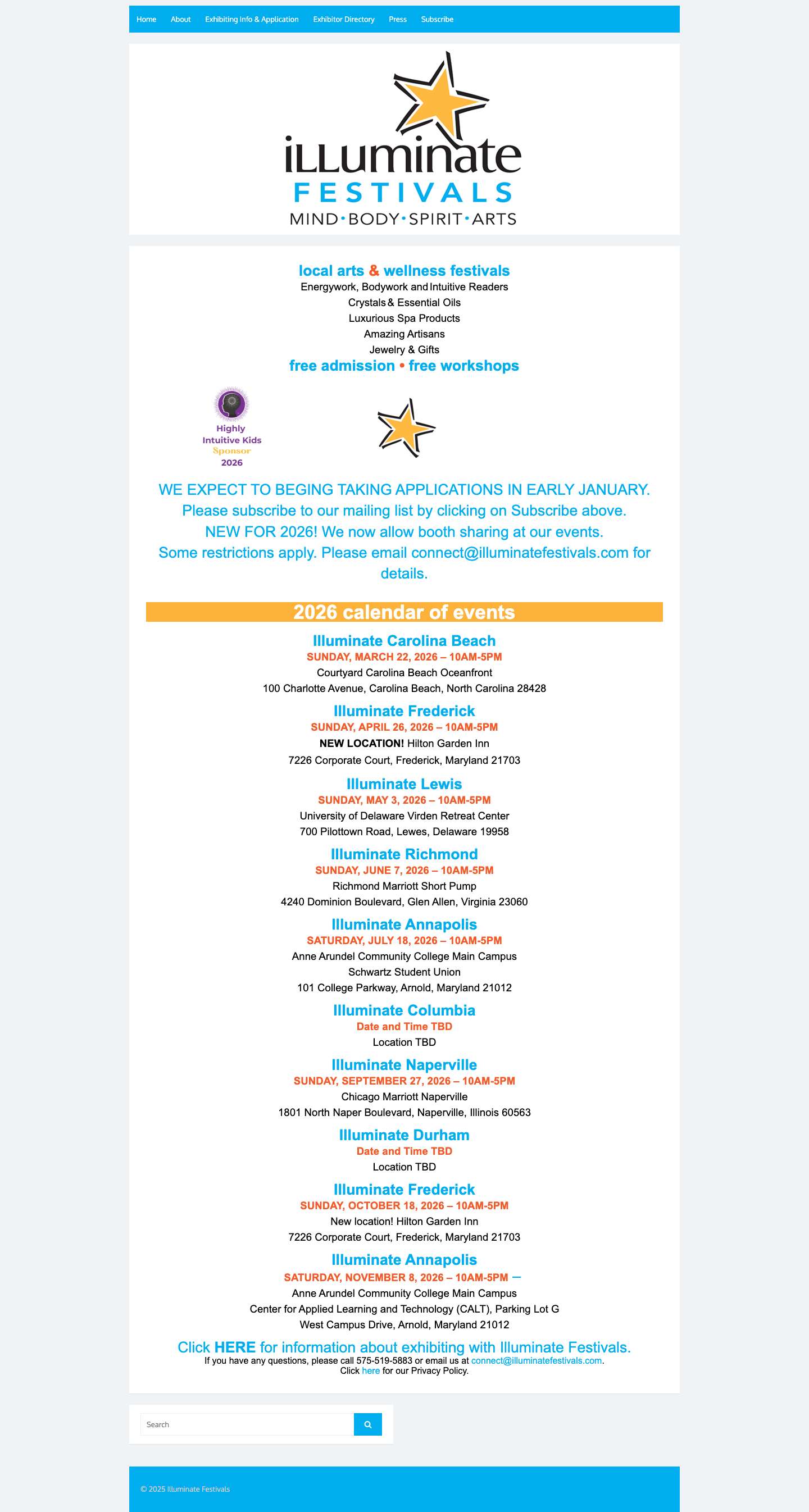 Illuminate Festivals - Full Screenshot