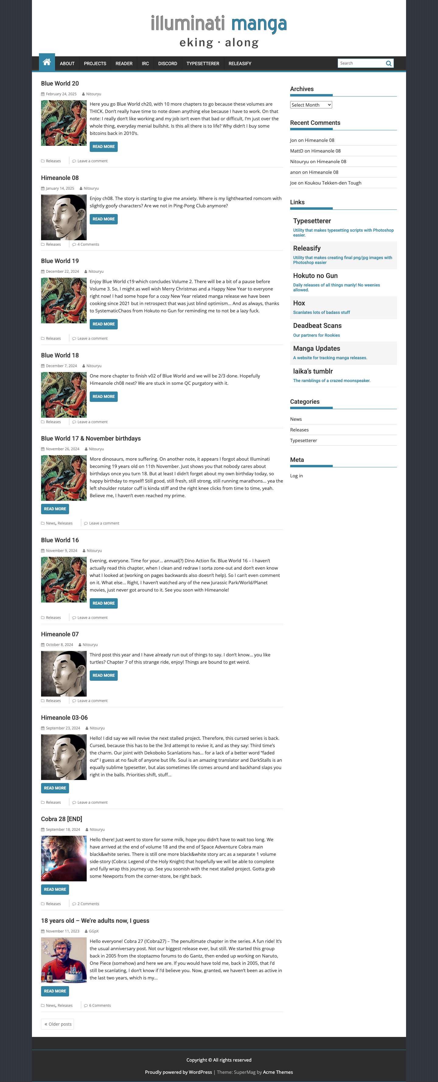 Illuminati-Manga | eking along - Full Screenshot