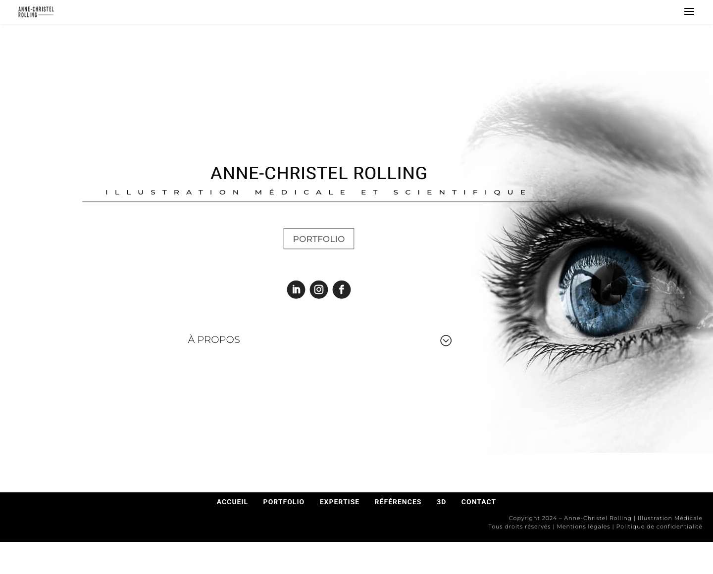 Illustration Médicale & Scientifique | Anne-Christel Rolling - Full Screenshot
