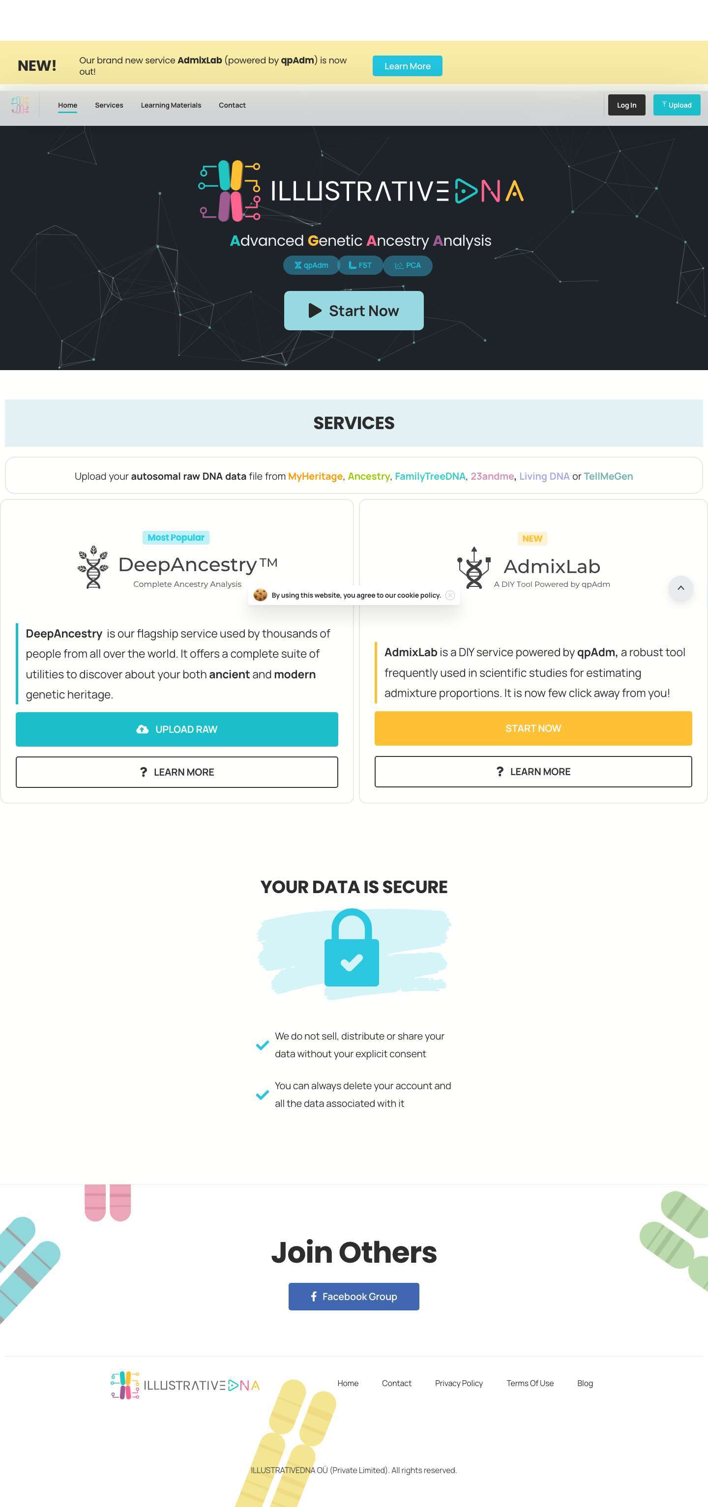 Home – ILLUSTRATIVE DNA - Full Screenshot