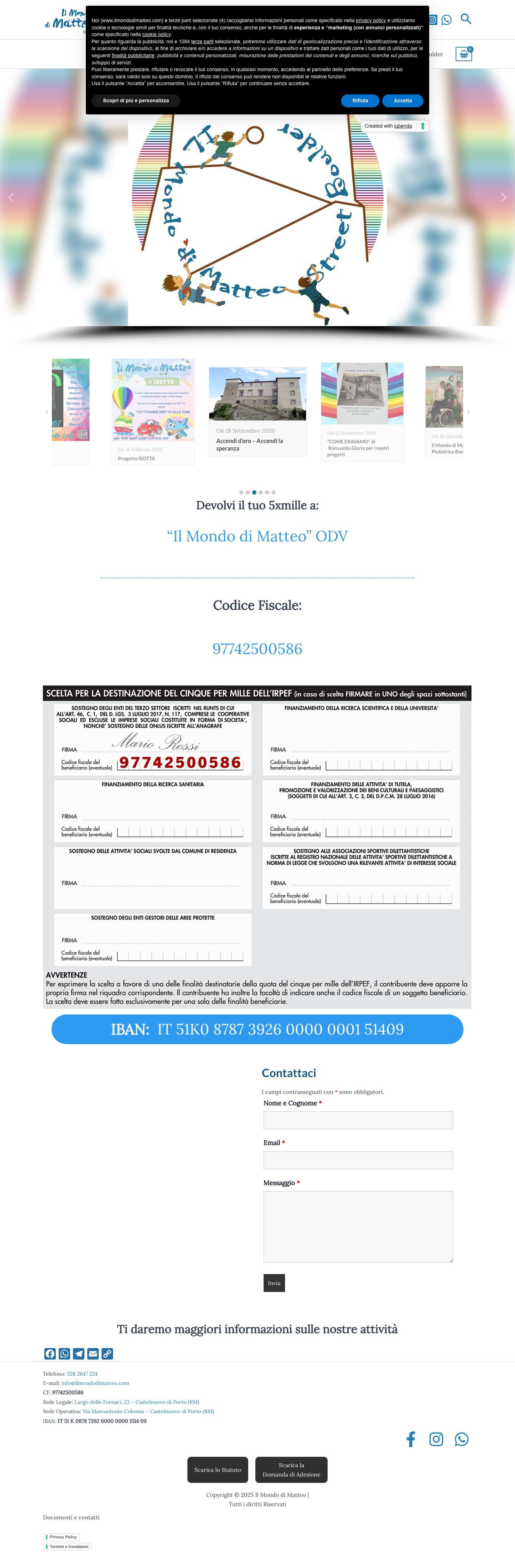 Home - Il Mondo di Matteo - Full Screenshot