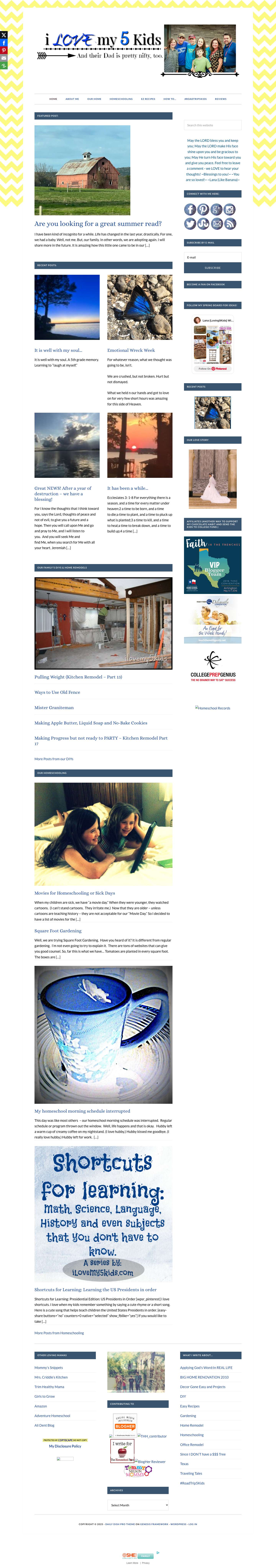 ilovemy5kids - Full Screenshot