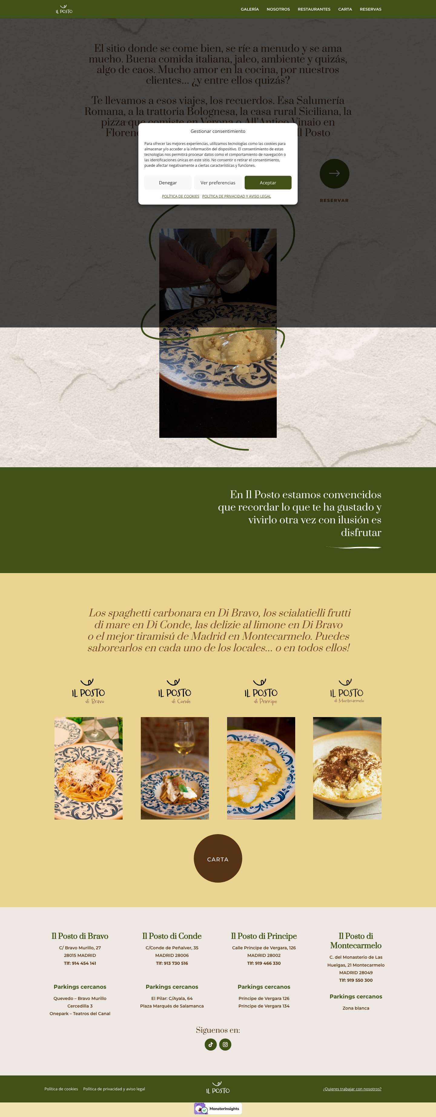 HOME - Il Posto - Full Screenshot