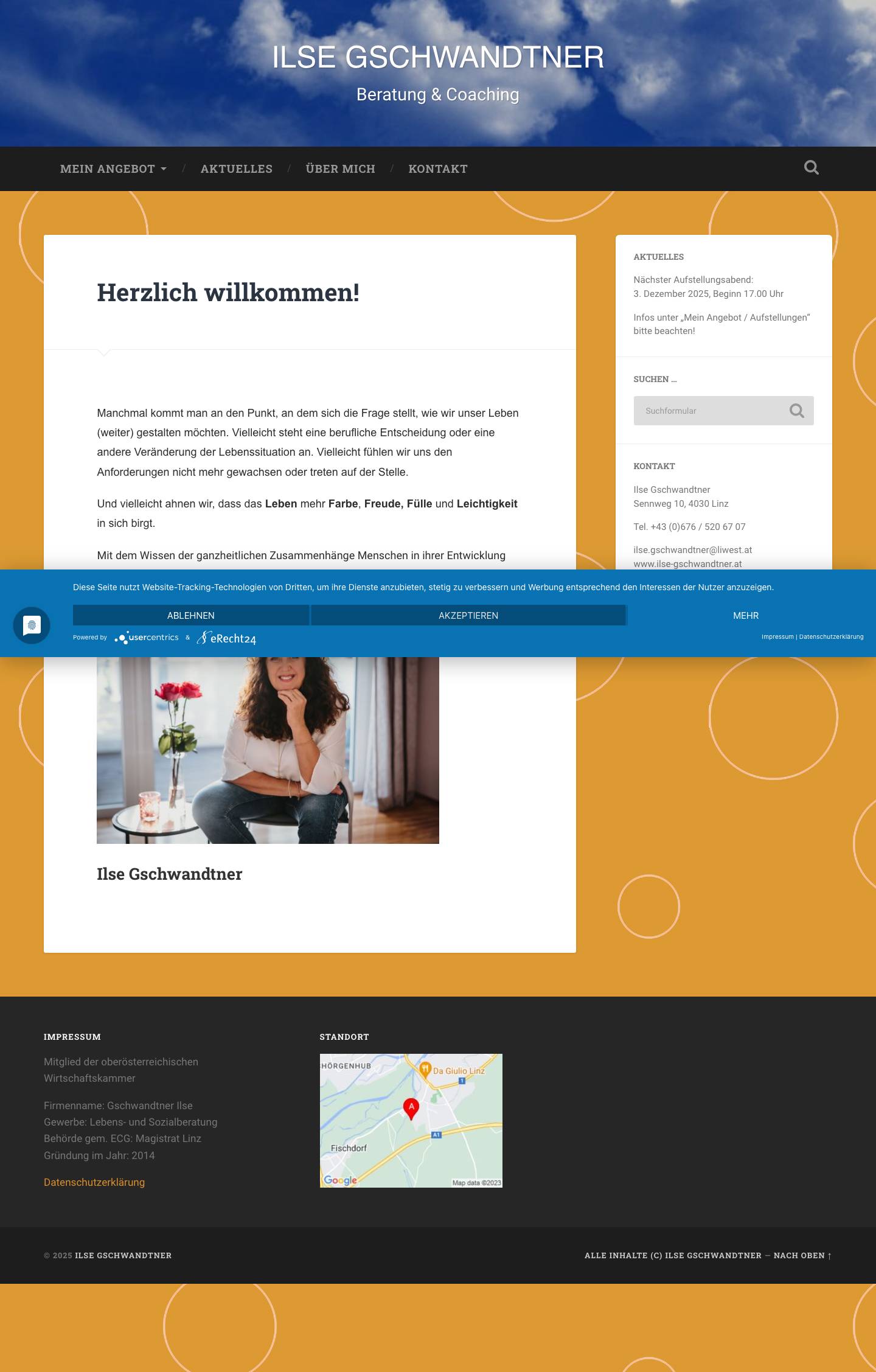 ILSE GSCHWANDTNER – Beratung & Coaching - Full Screenshot