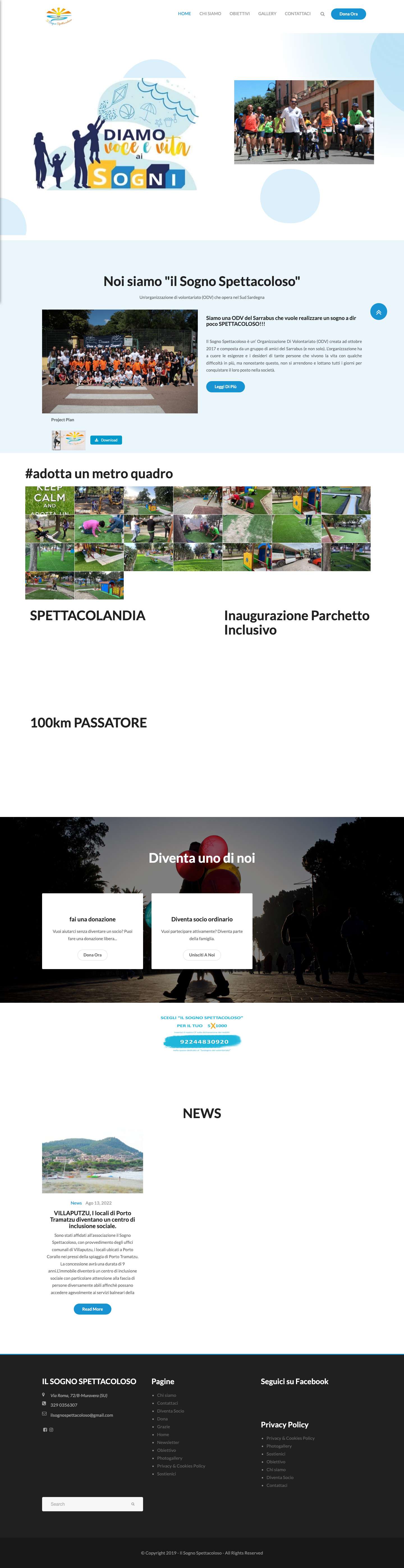 Il Sogno Spettacoloso – Diamo Voce e Vita ai Sogni - Full Screenshot