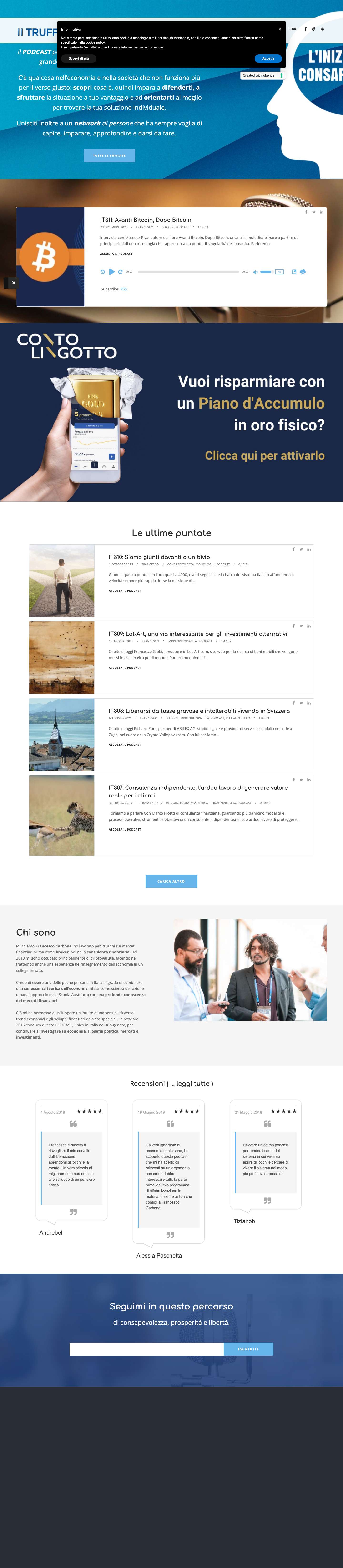 Il Truffone | Podcast di Economia - Full Screenshot