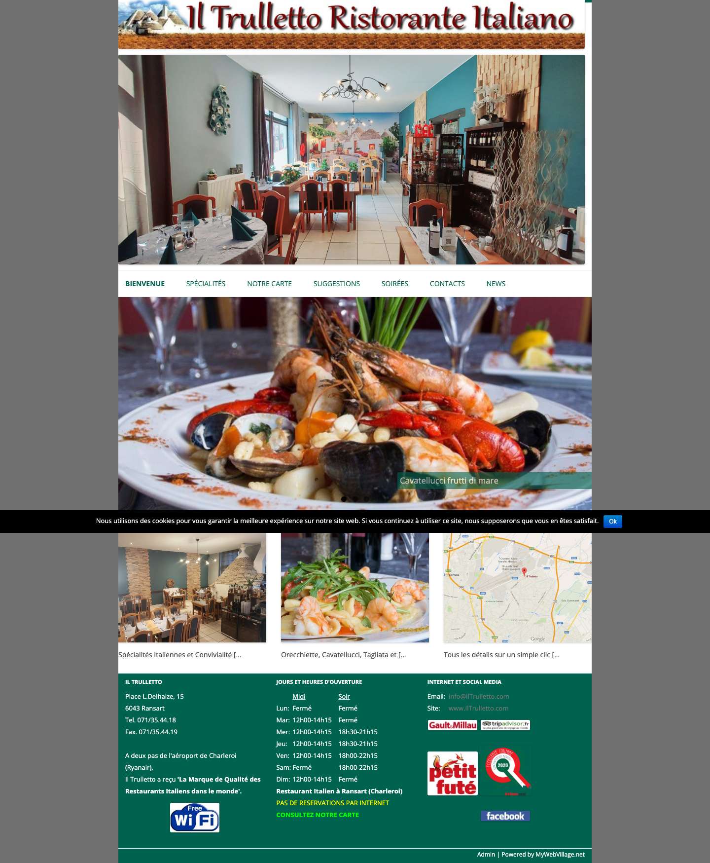 Il Trulletto | Restaurant – Spécialités Italiennes - Full Screenshot